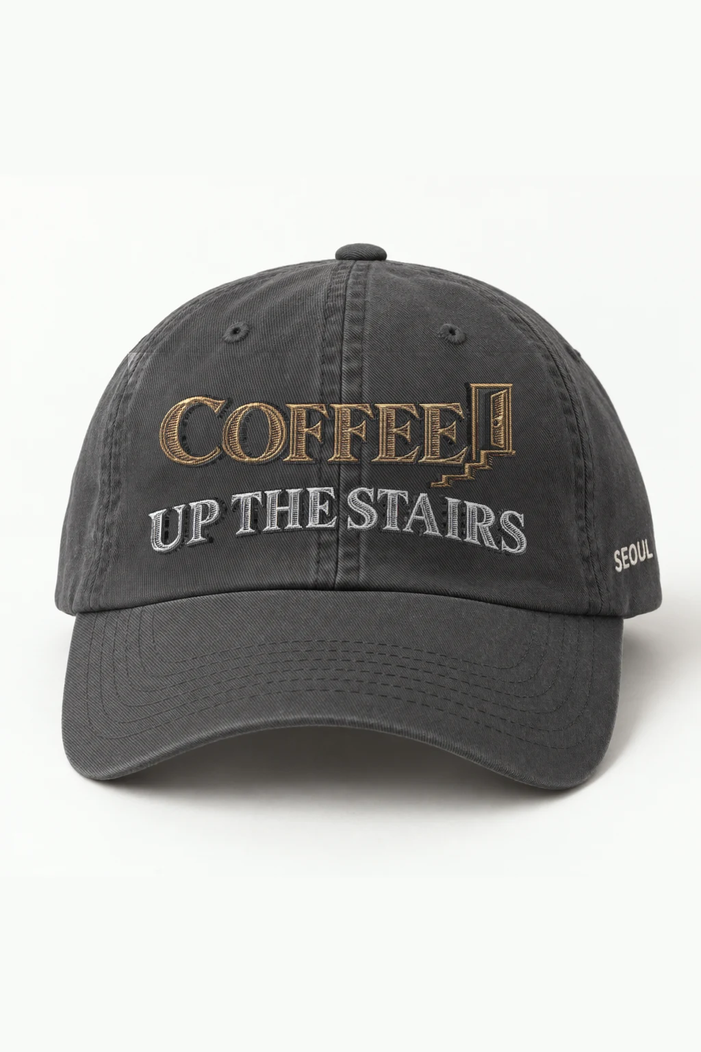 "Coffee Up the Stairs" Classic Dad Hat · Embroidered