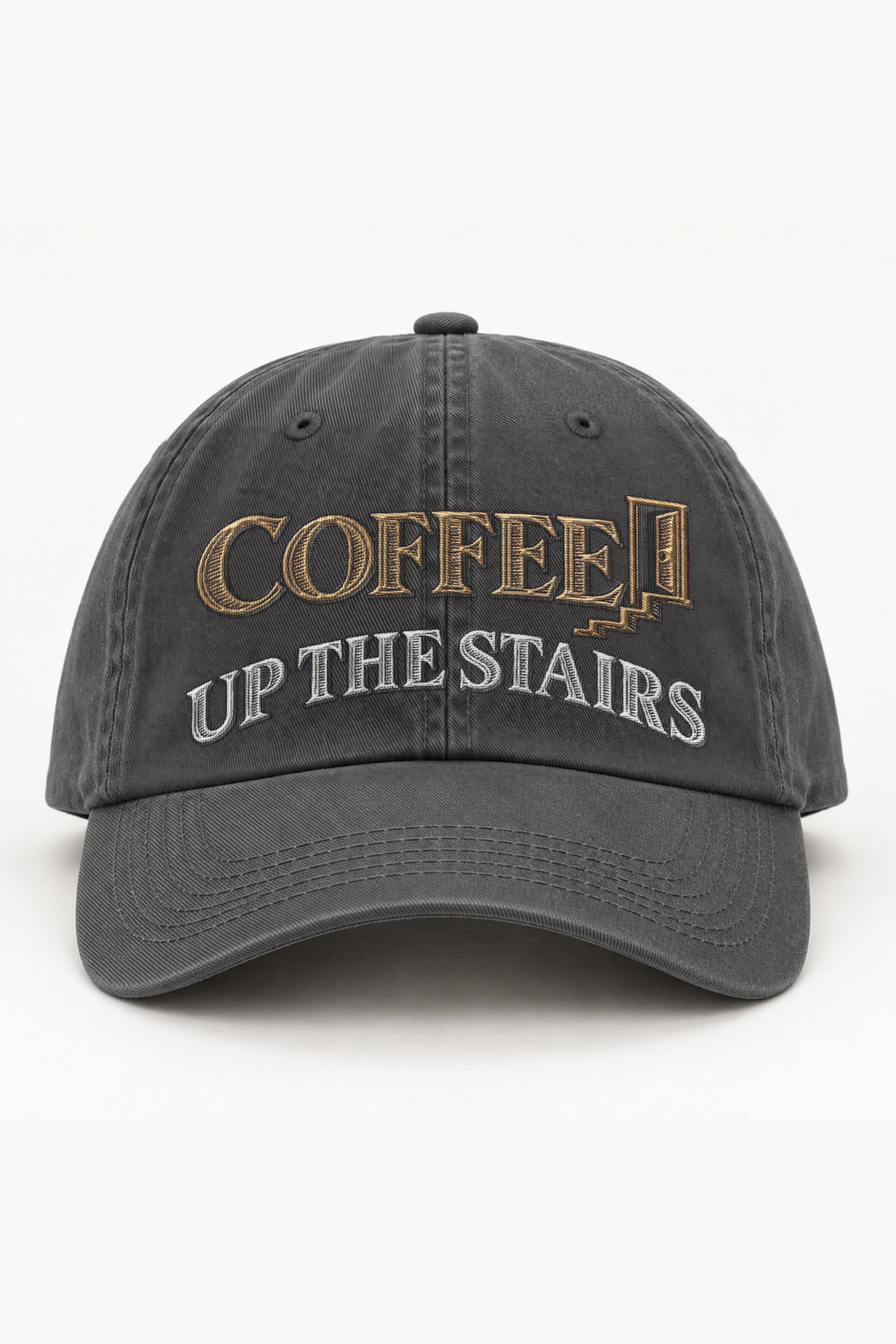 "Coffee Up the Stairs" Classic Dad Hat · Embroidered