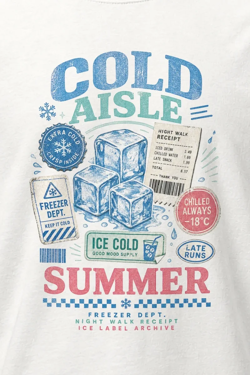 "Cold aisle" Heavyweight Unisex Crewneck T-shirt