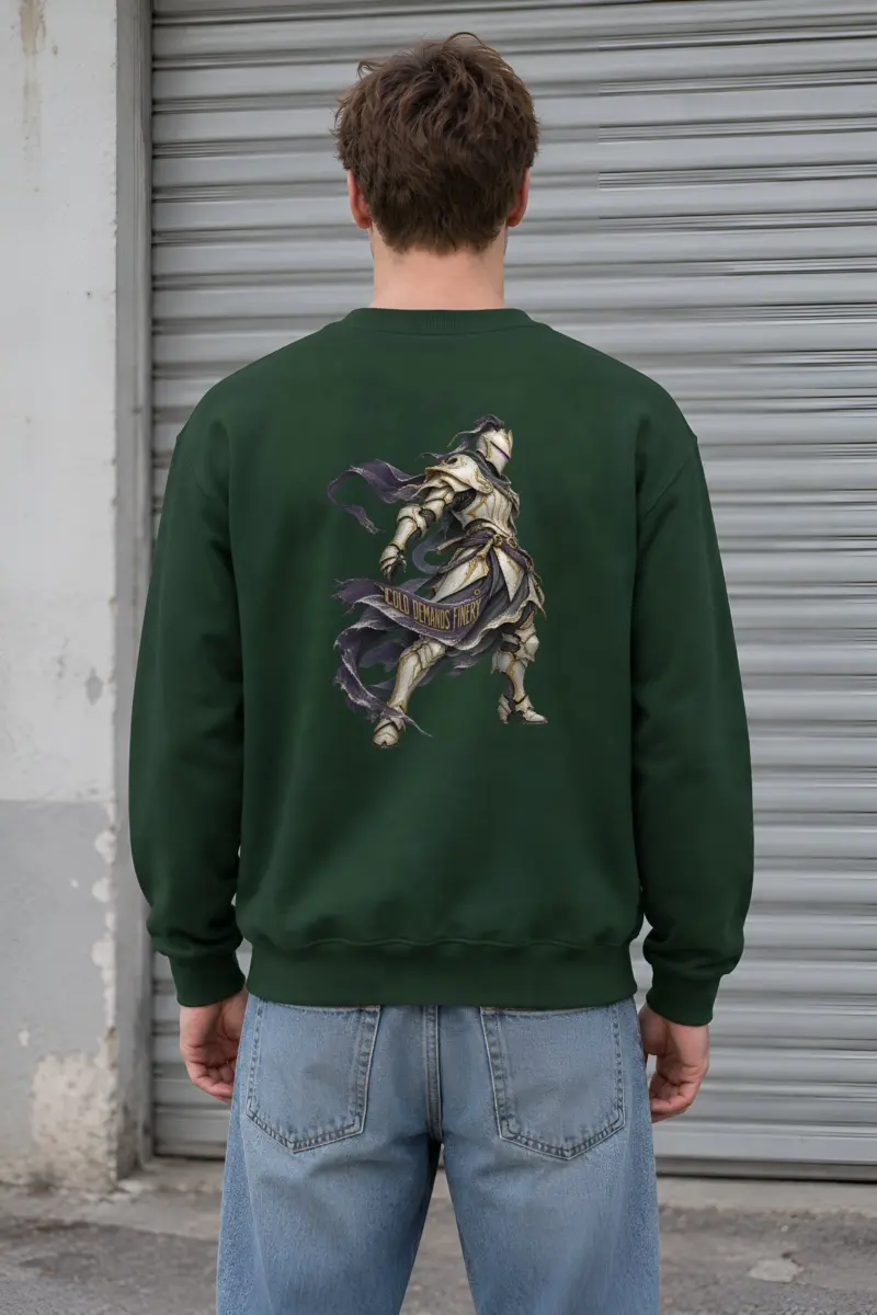 “Cold Demands Finery” Heavy Blend Unisex Crewneck Sweatshirt
