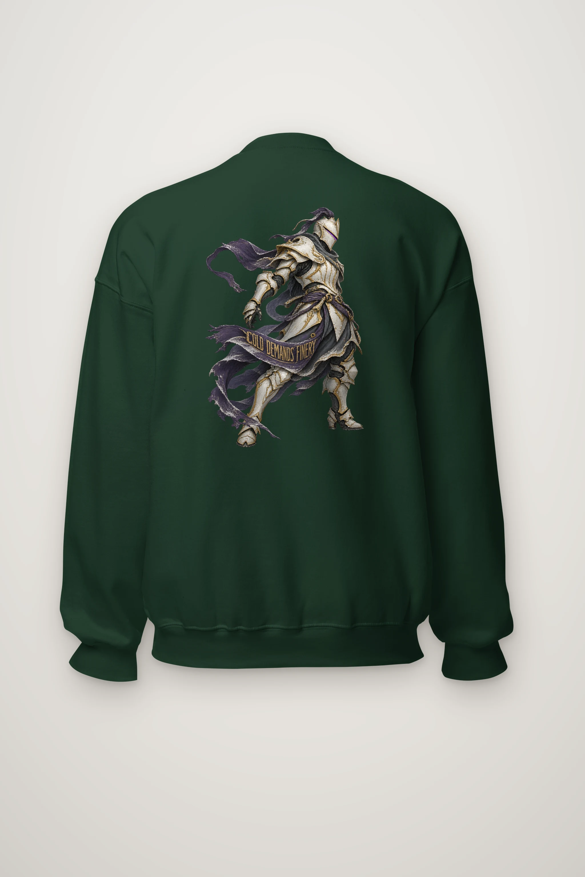 "Cold Demands Finery" Heavy Blend Unisex Crewneck Sweatshirt