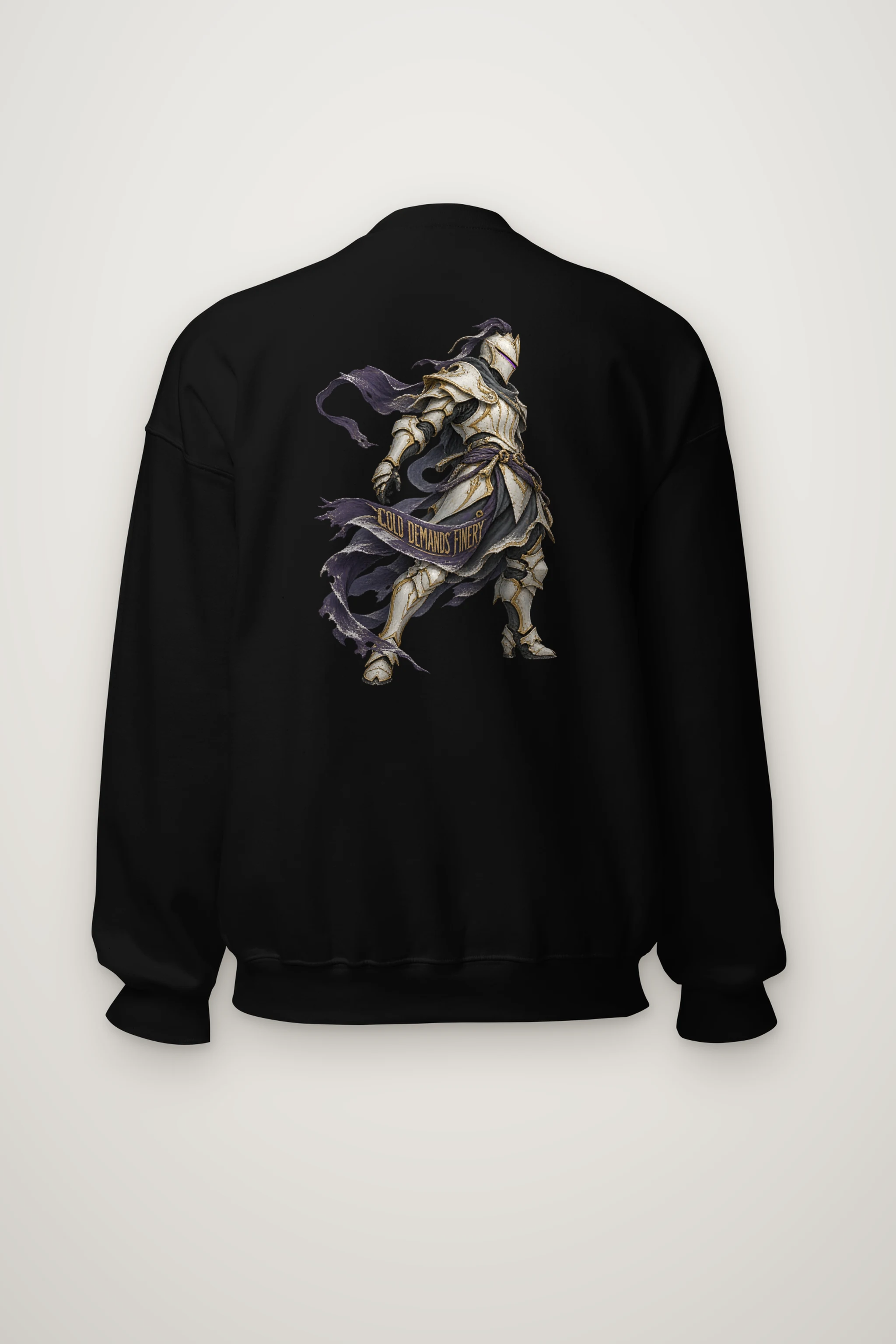 "Cold Demands Finery" Heavy Blend Unisex Crewneck Sweatshirt