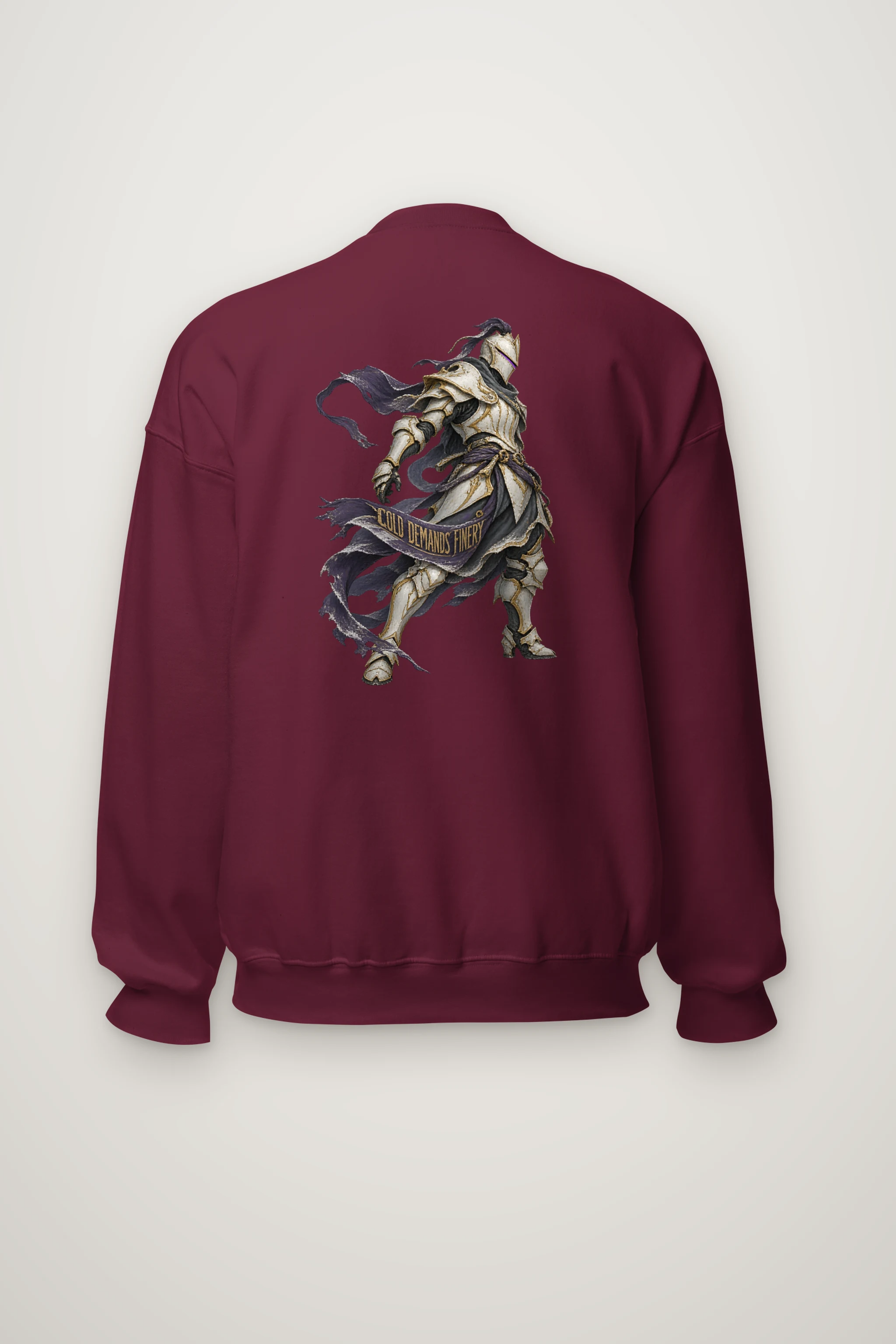 "Cold Demands Finery" Heavy Blend Unisex Crewneck Sweatshirt