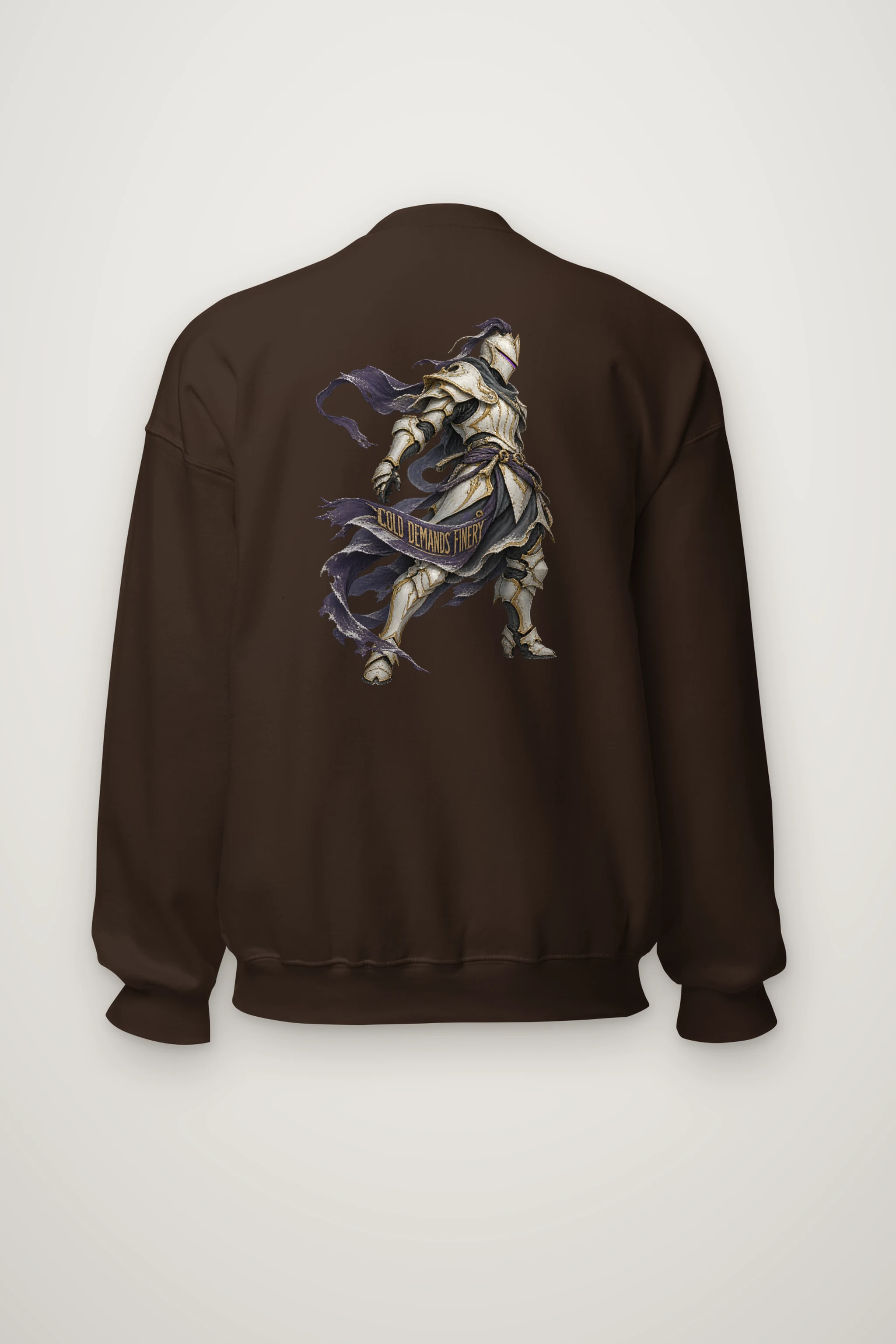 "Cold Demands Finery" Heavy Blend Unisex Crewneck Sweatshirt
