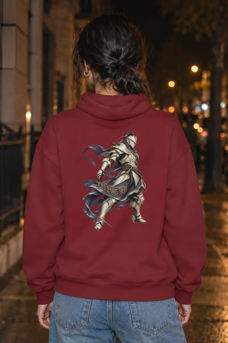 "Cold Demands Finery" Heavy Blend Unisex Pullover Hoodie