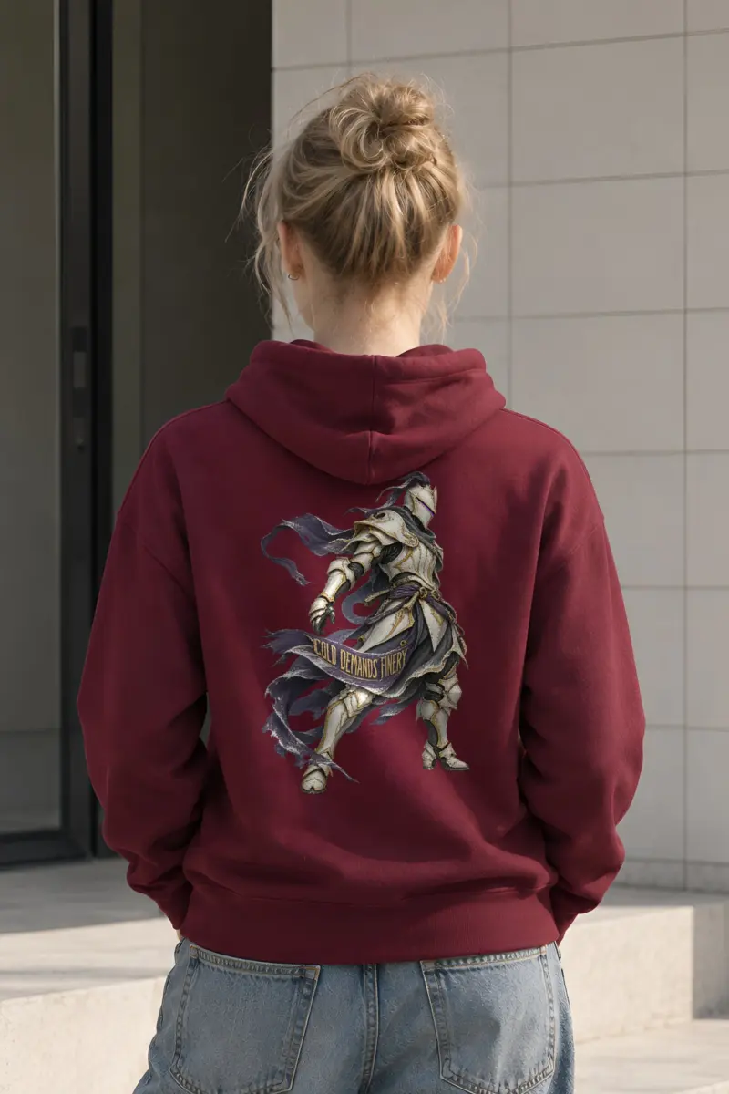 “Cold Demands Finery” Heavy Blend Unisex Pullover Hoodie