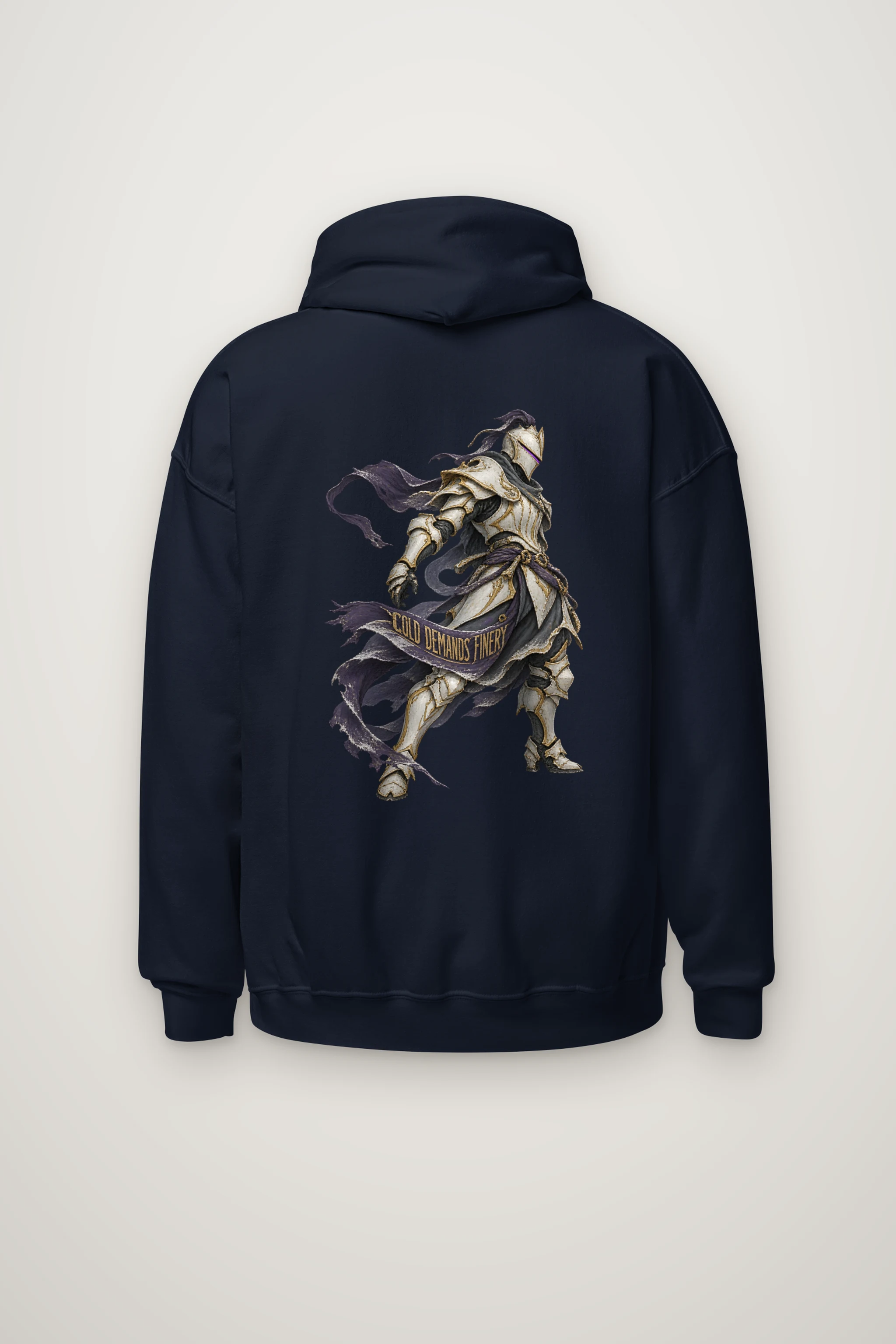 "Cold Demands Finery" Heavy Blend Unisex Pullover Hoodie
