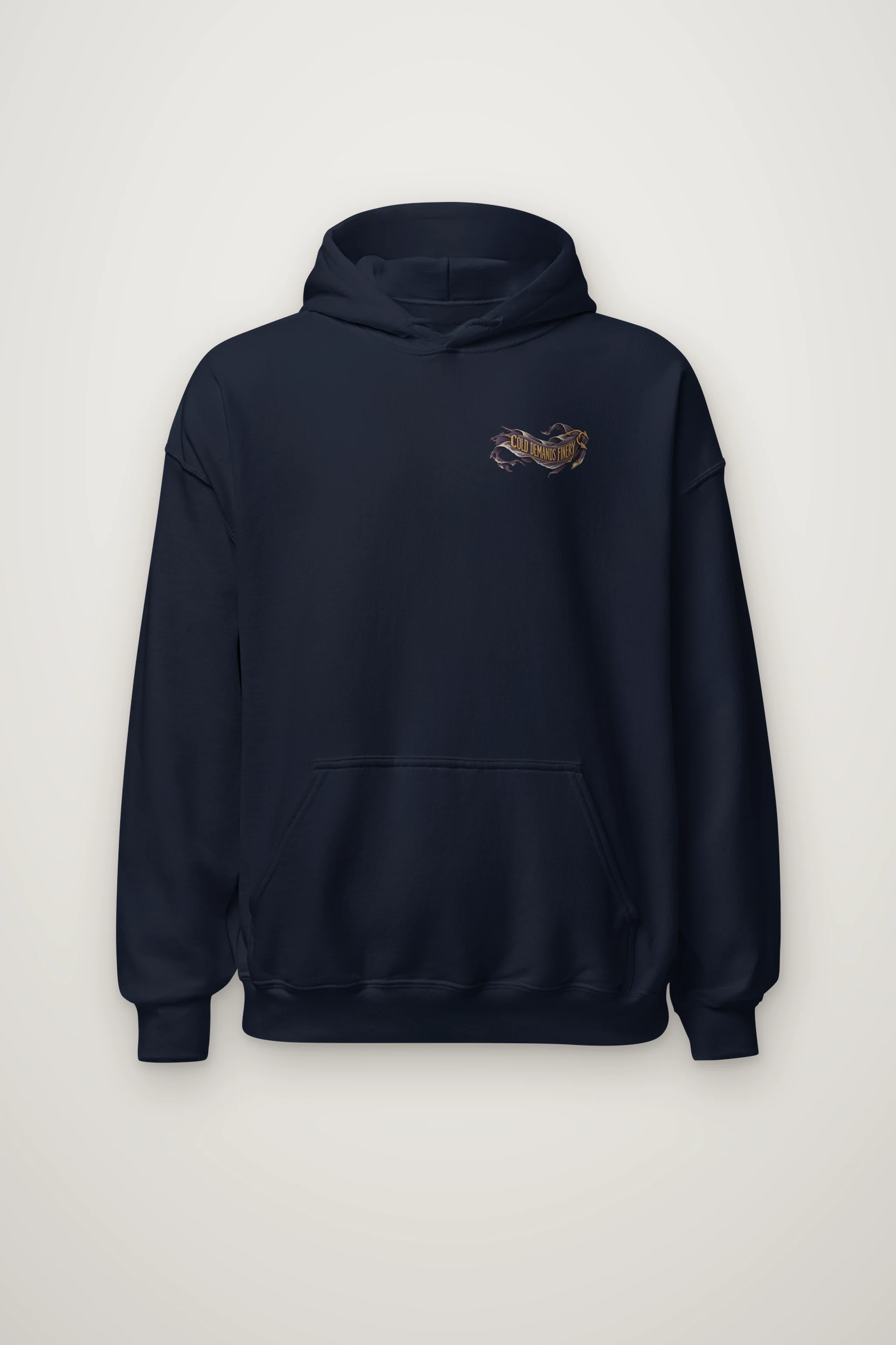 "Cold Demands Finery" Heavy Blend Unisex Pullover Hoodie