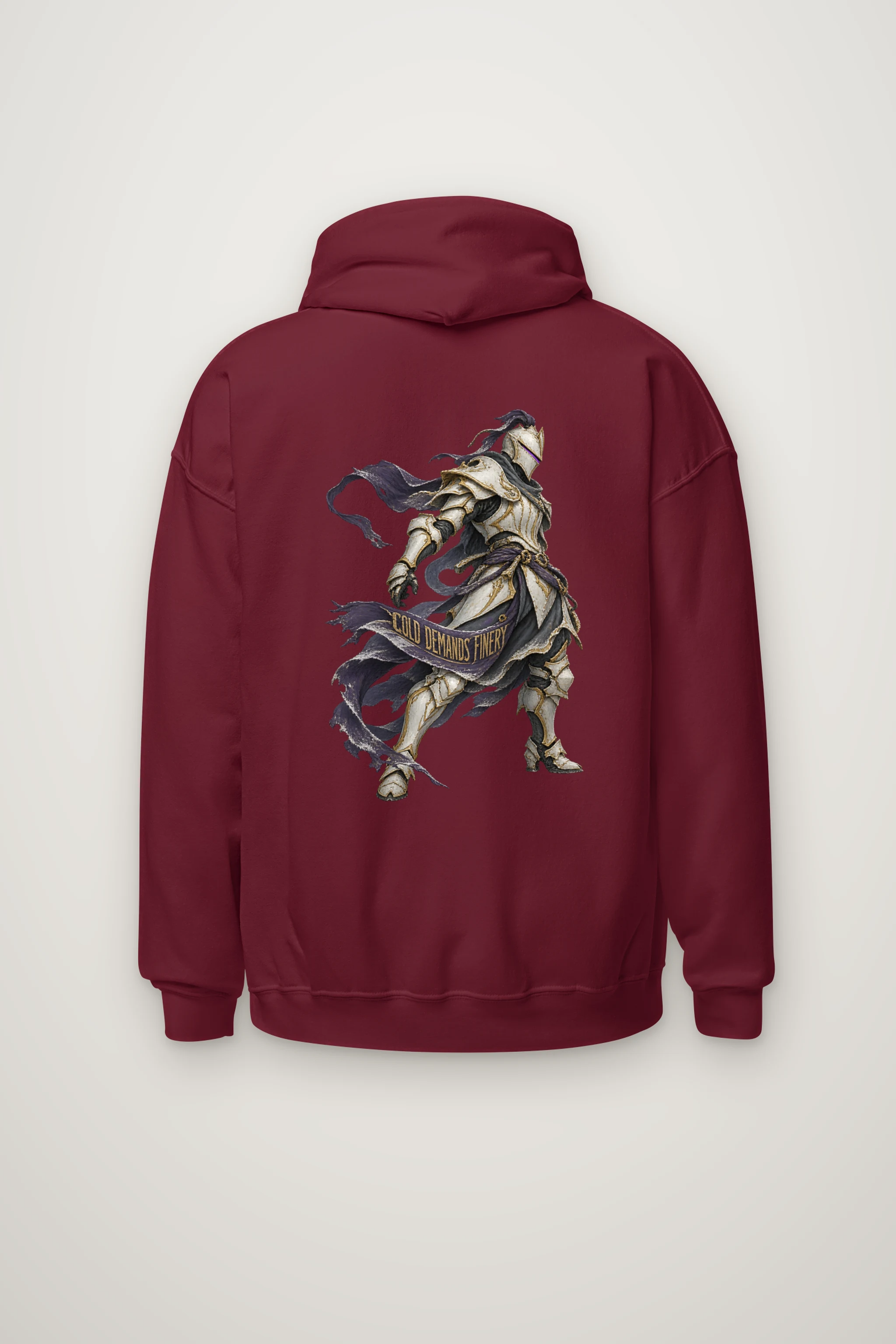 "Cold Demands Finery" Heavy Blend Unisex Pullover Hoodie