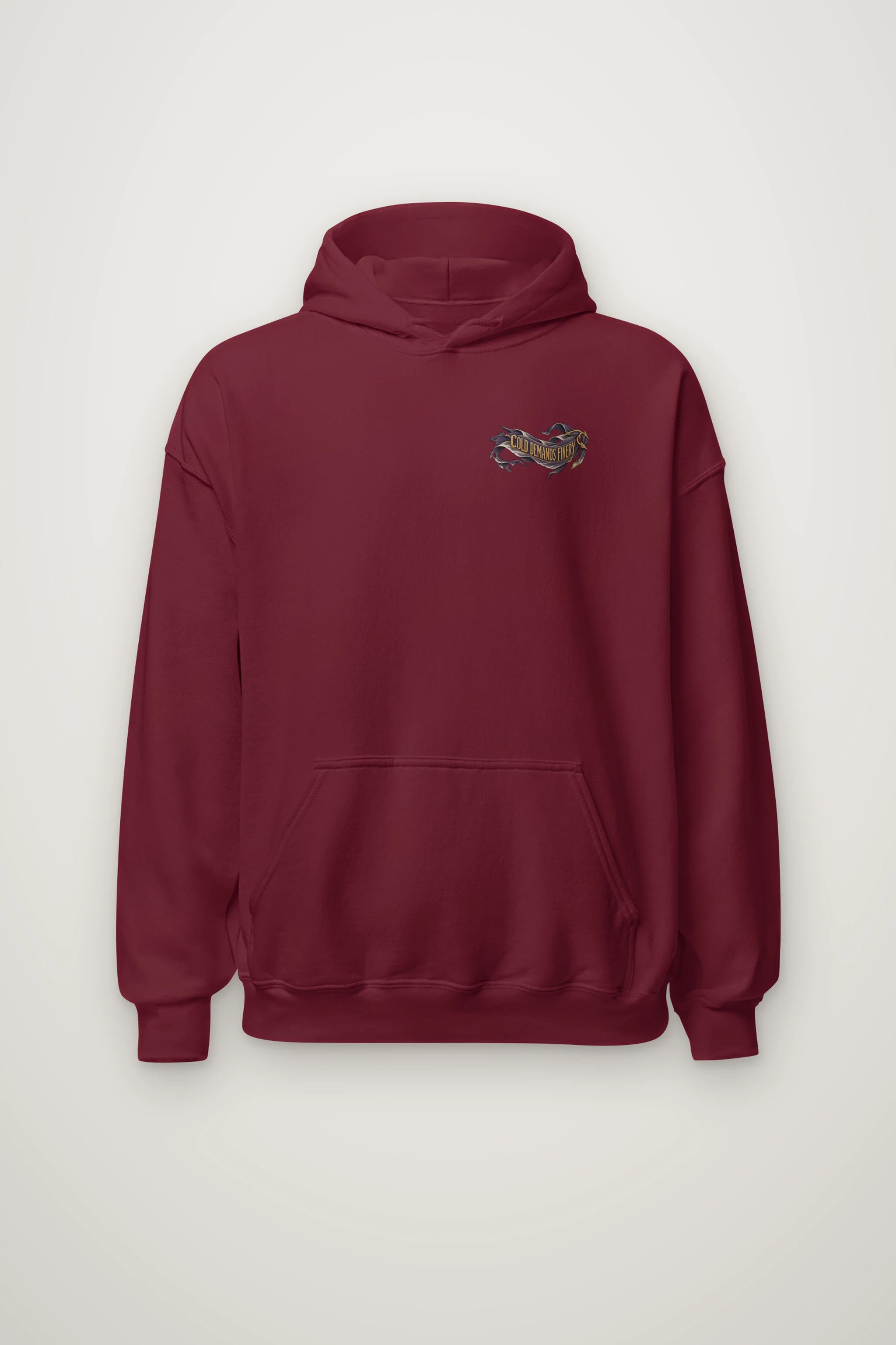 "Cold Demands Finery" Heavy Blend Unisex Pullover Hoodie
