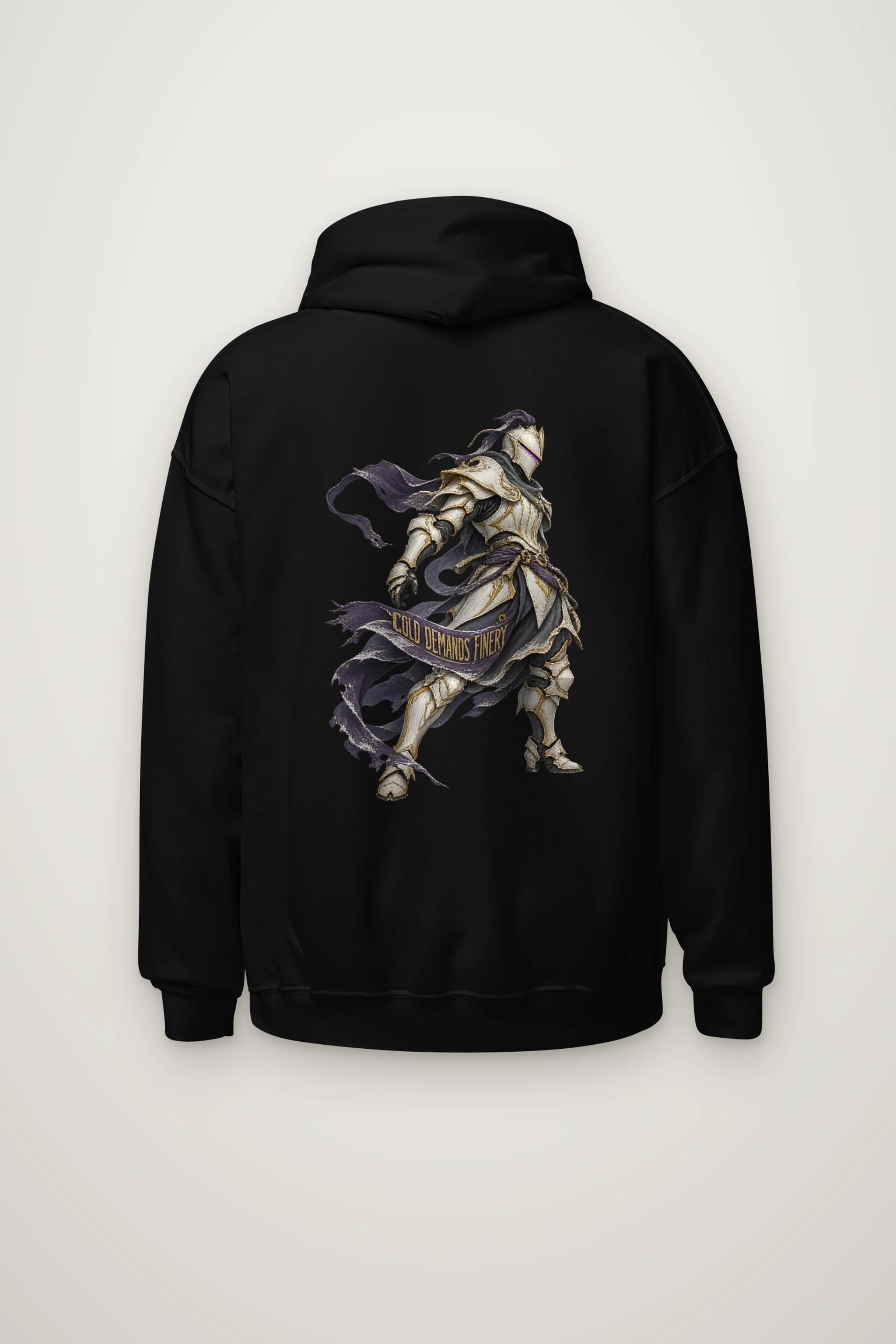 "Cold Demands Finery" Heavy Blend Unisex Pullover Hoodie