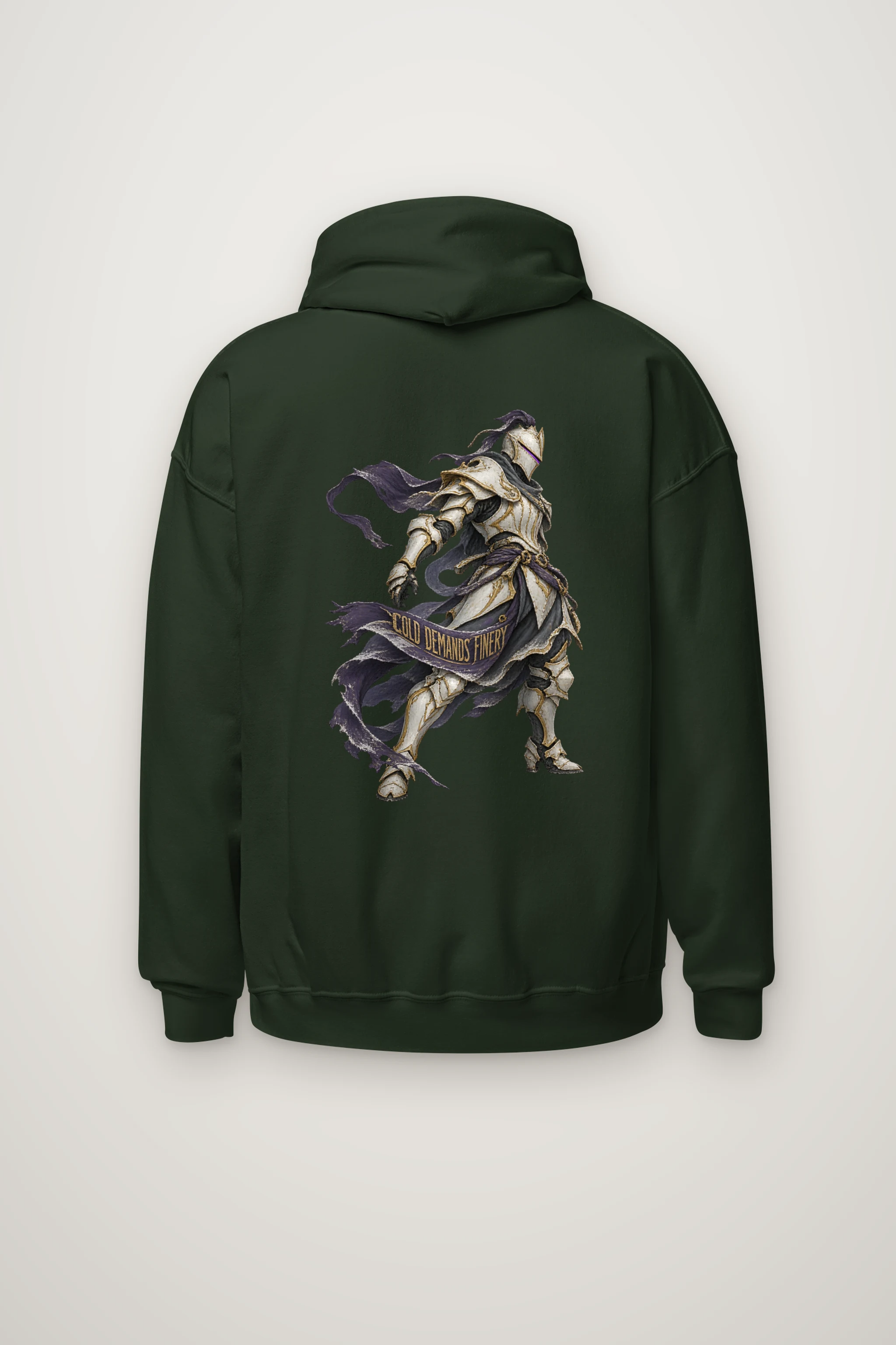 "Cold Demands Finery" Heavy Blend Unisex Pullover Hoodie