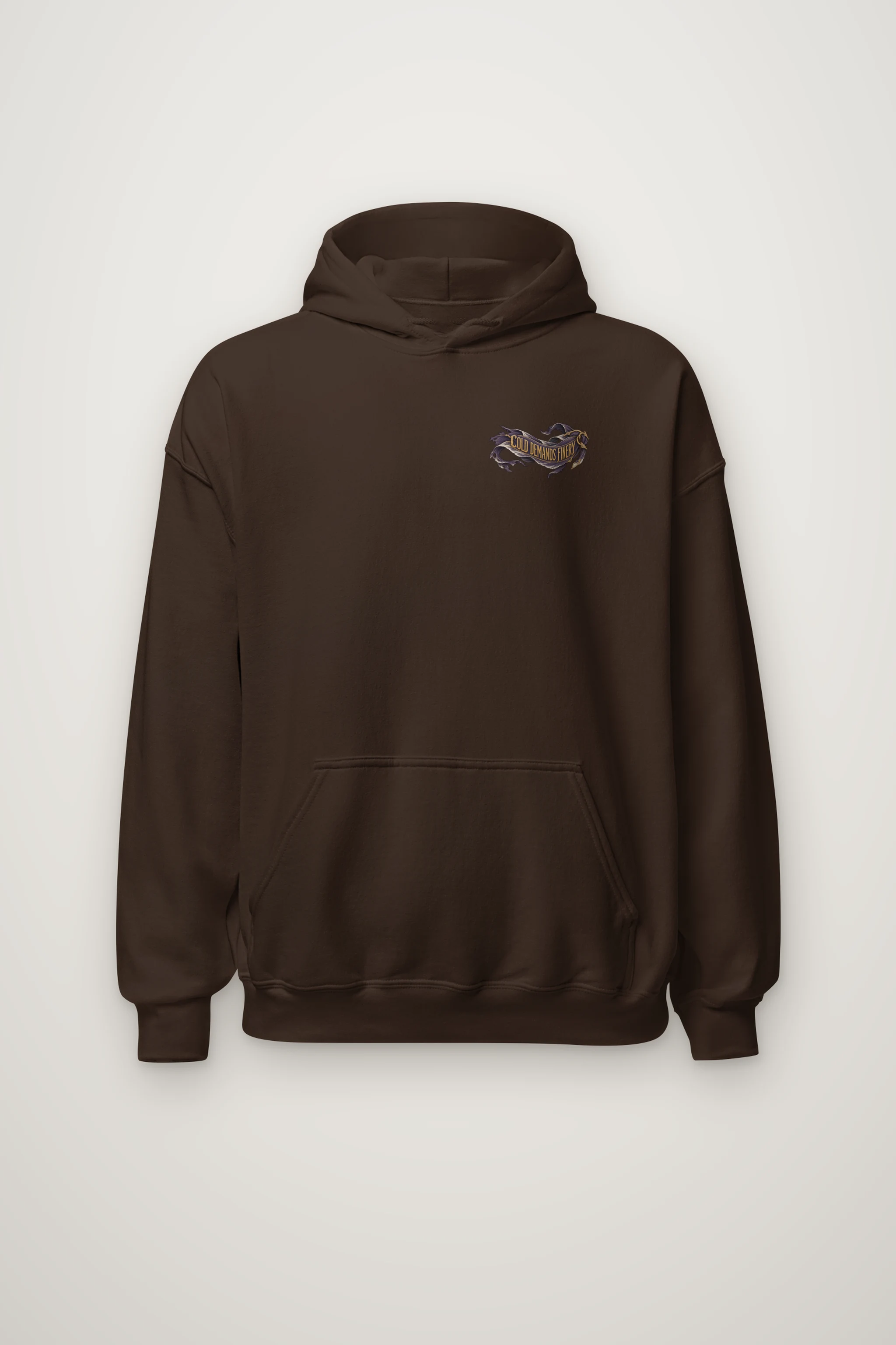 "Cold Demands Finery" Heavy Blend Unisex Pullover Hoodie