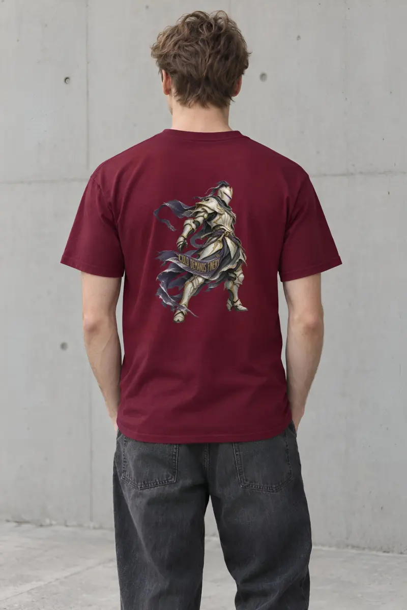 “Cold Demands Finery” Heavyweight Unisex Crewneck T-shirt