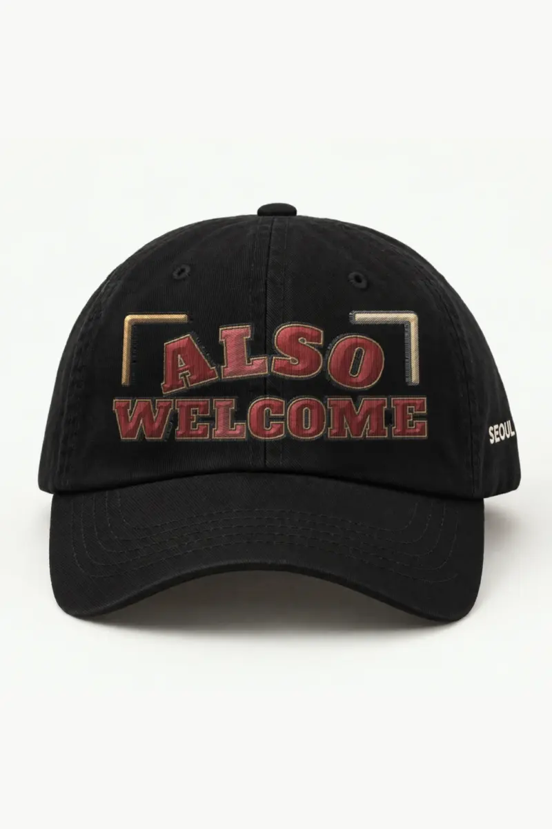 "Collegiate Welcome Embroidery" Classic Dad Hat · Embroidered