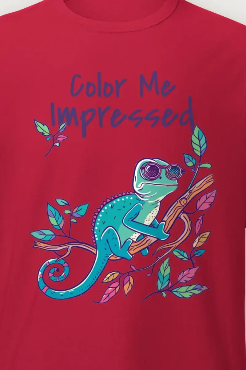"Color Me Impressed" Heavyweight Unisex Crewneck T-shirt