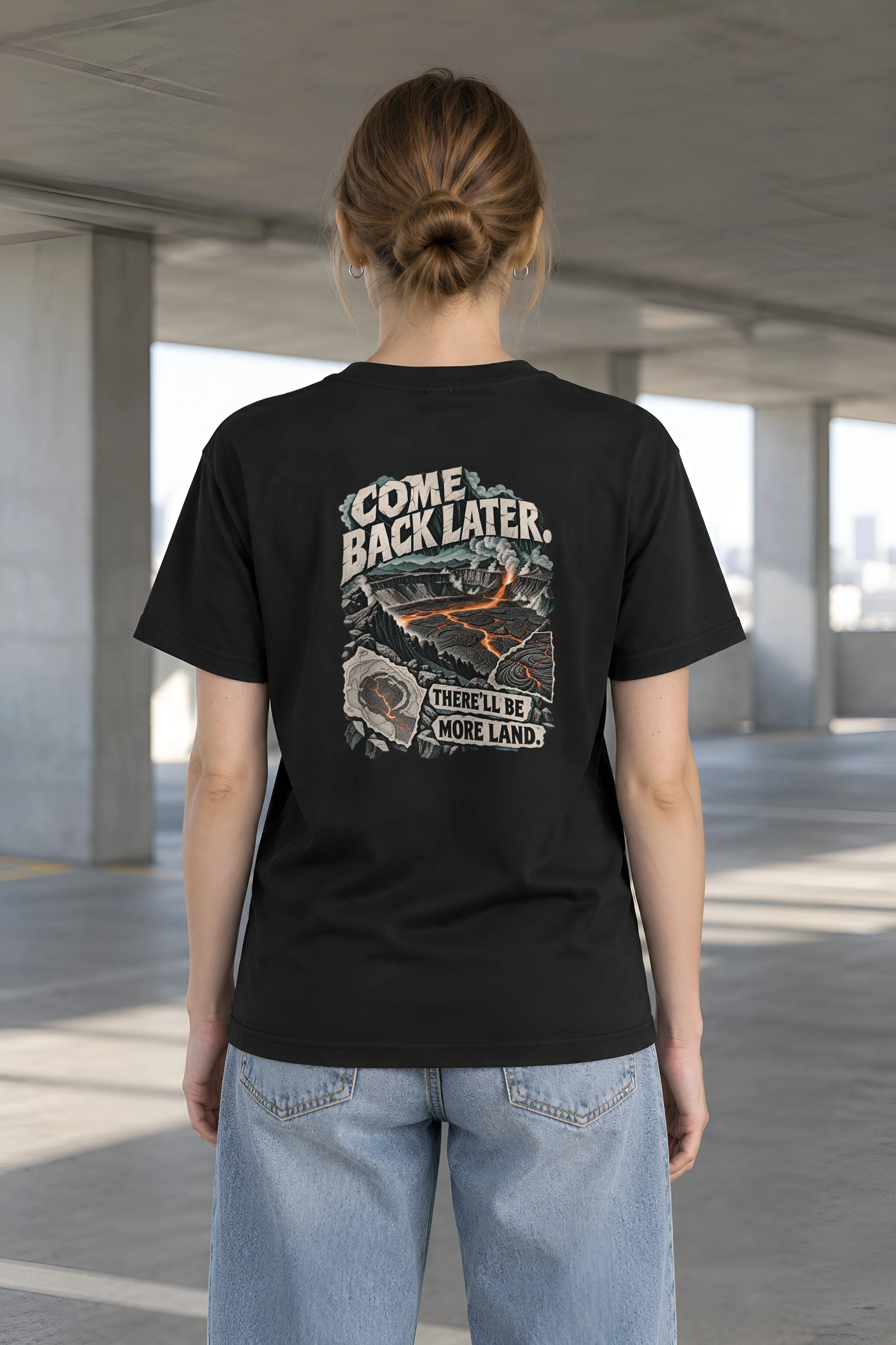 "Come Back Later" Heavyweight Unisex Crewneck T-shirt