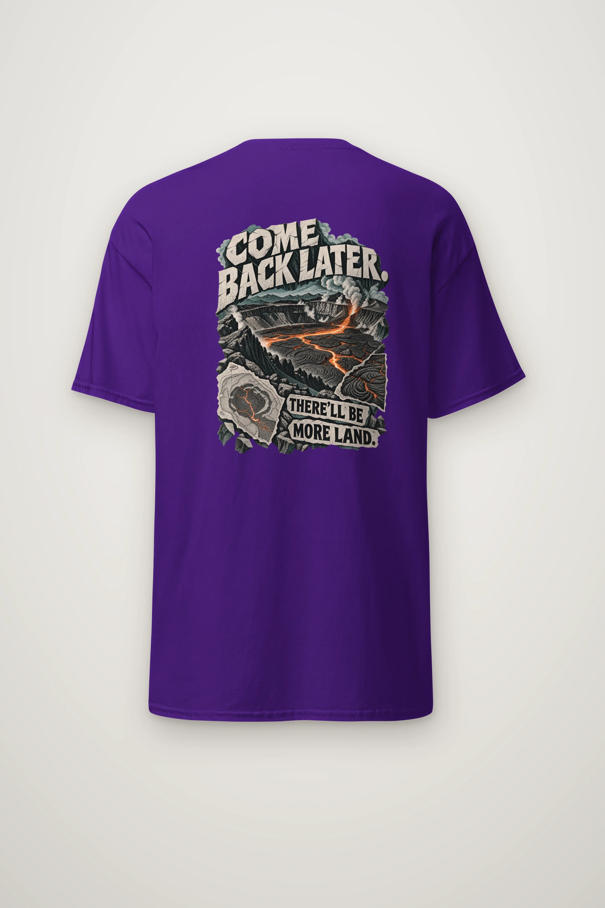 "Come Back Later" Heavyweight Unisex Crewneck T-shirt