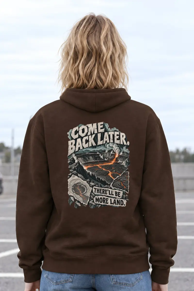 “Come Back Later Volcano” Heavy Blend Unisex Pullover Hoodie