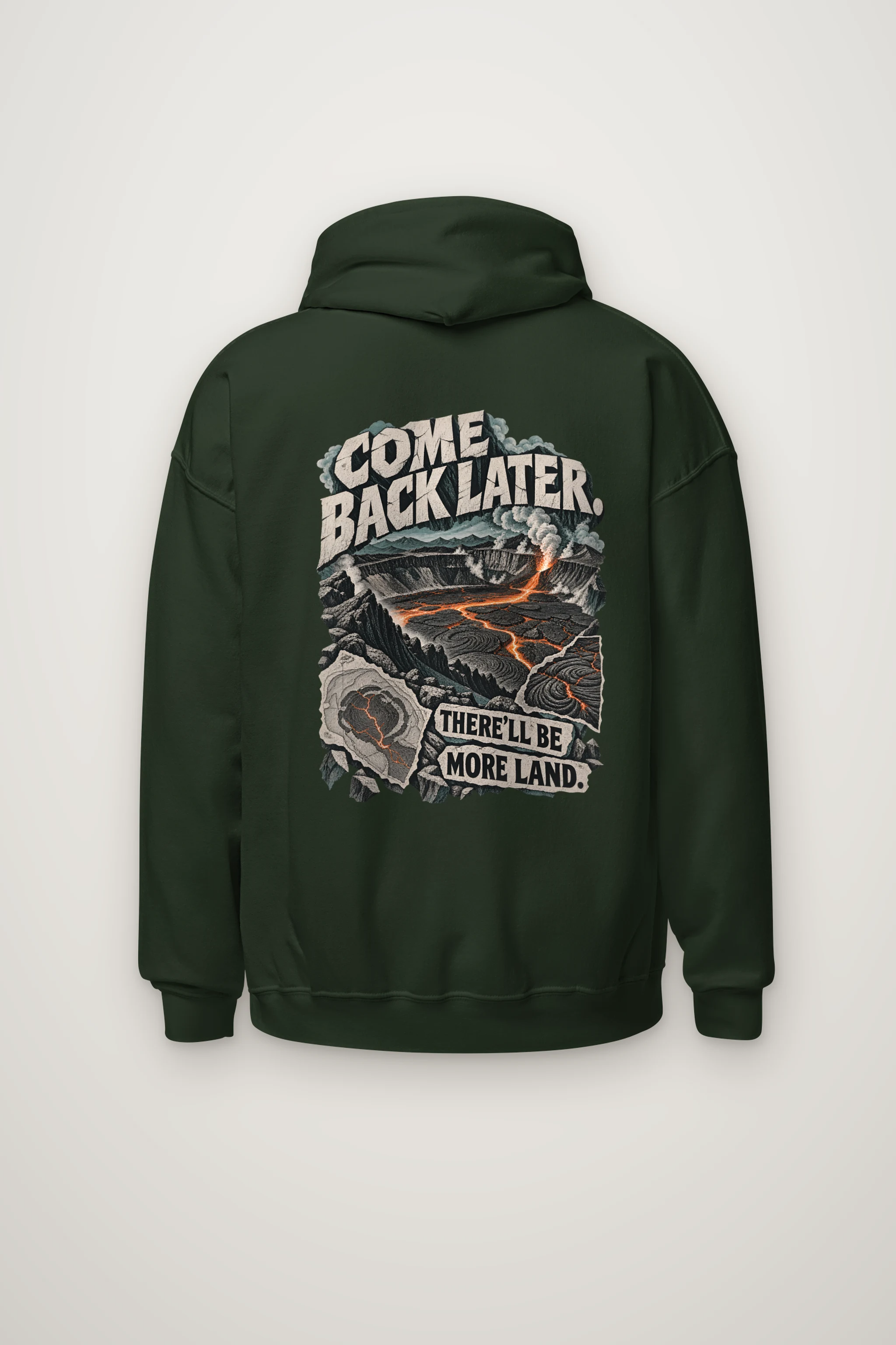 "Come Back Later Volcano" Heavy Blend Unisex Pullover Hoodie