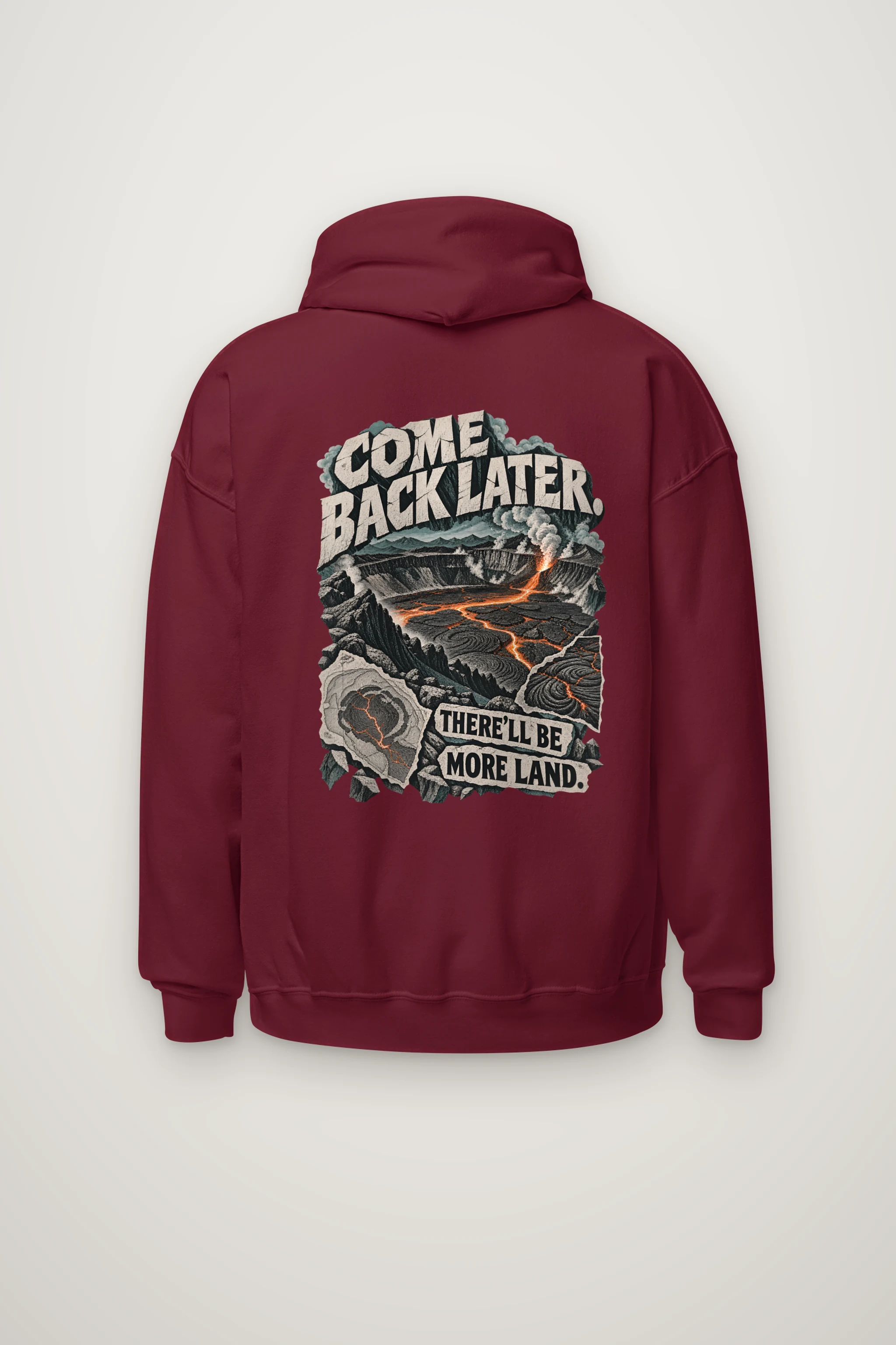 "Come Back Later Volcano" Heavy Blend Unisex Pullover Hoodie
