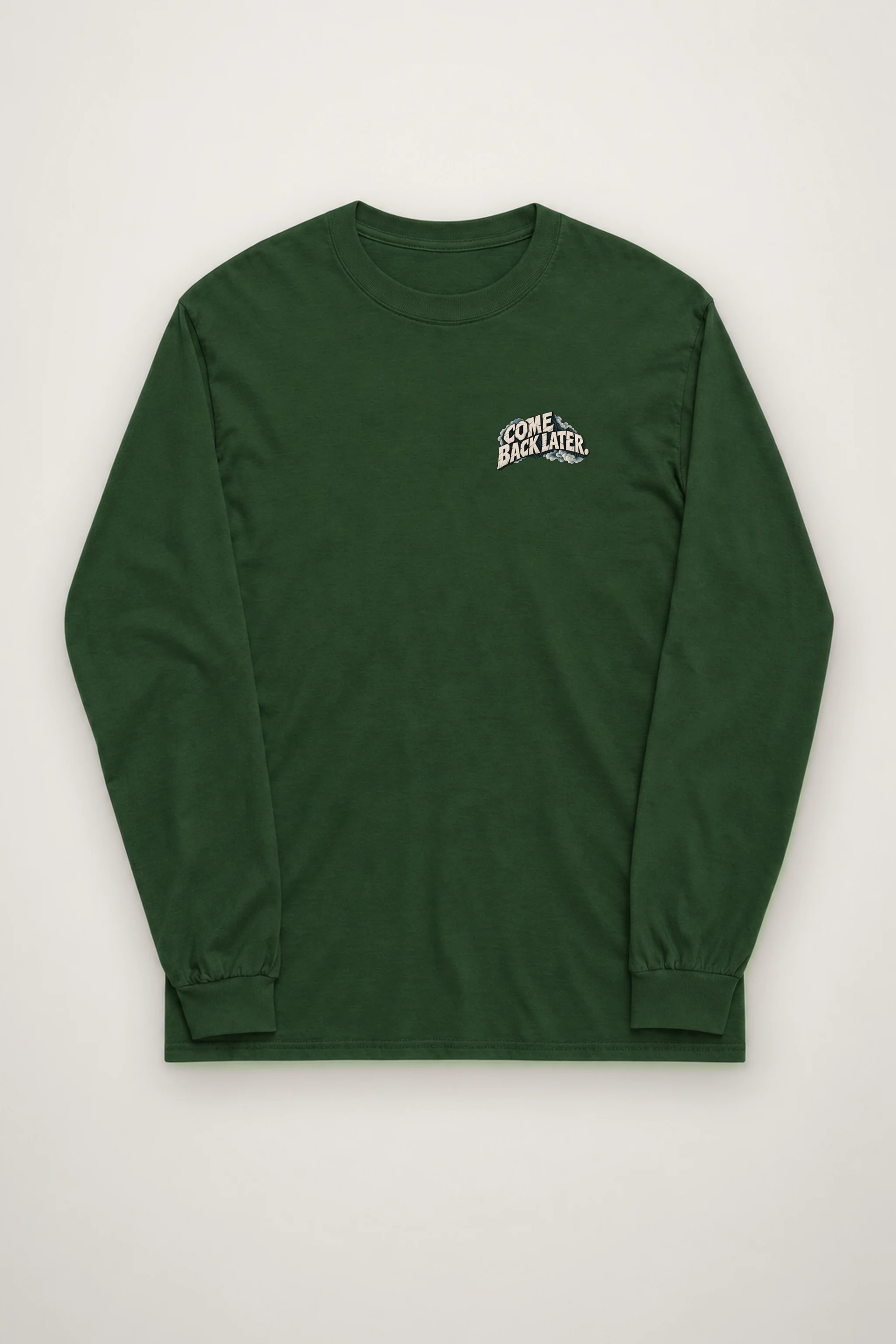 "Come Back Later Volcano" Unisex Longsleeve T-shirt