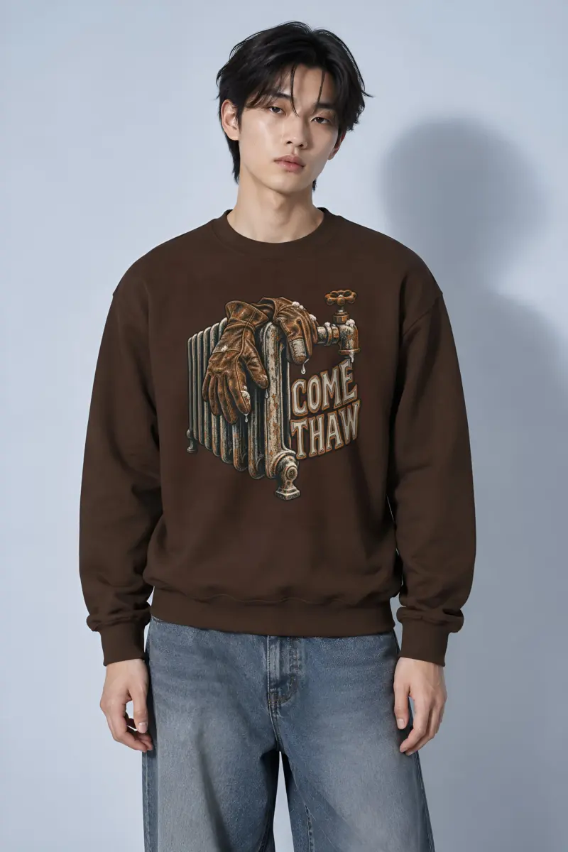 "Come Thaw" Heavy Blend Unisex Crewneck Sweatshirt