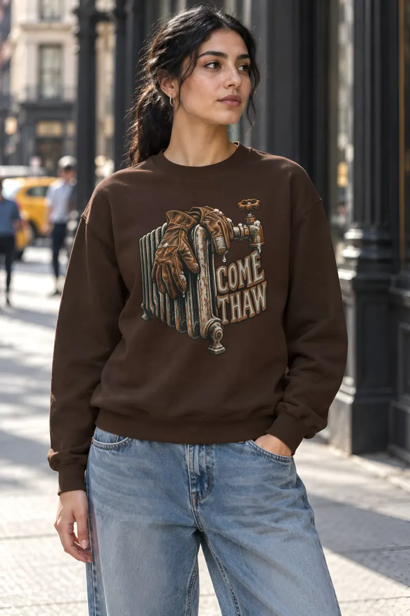 "Come Thaw" Heavy Blend Unisex Crewneck Sweatshirt