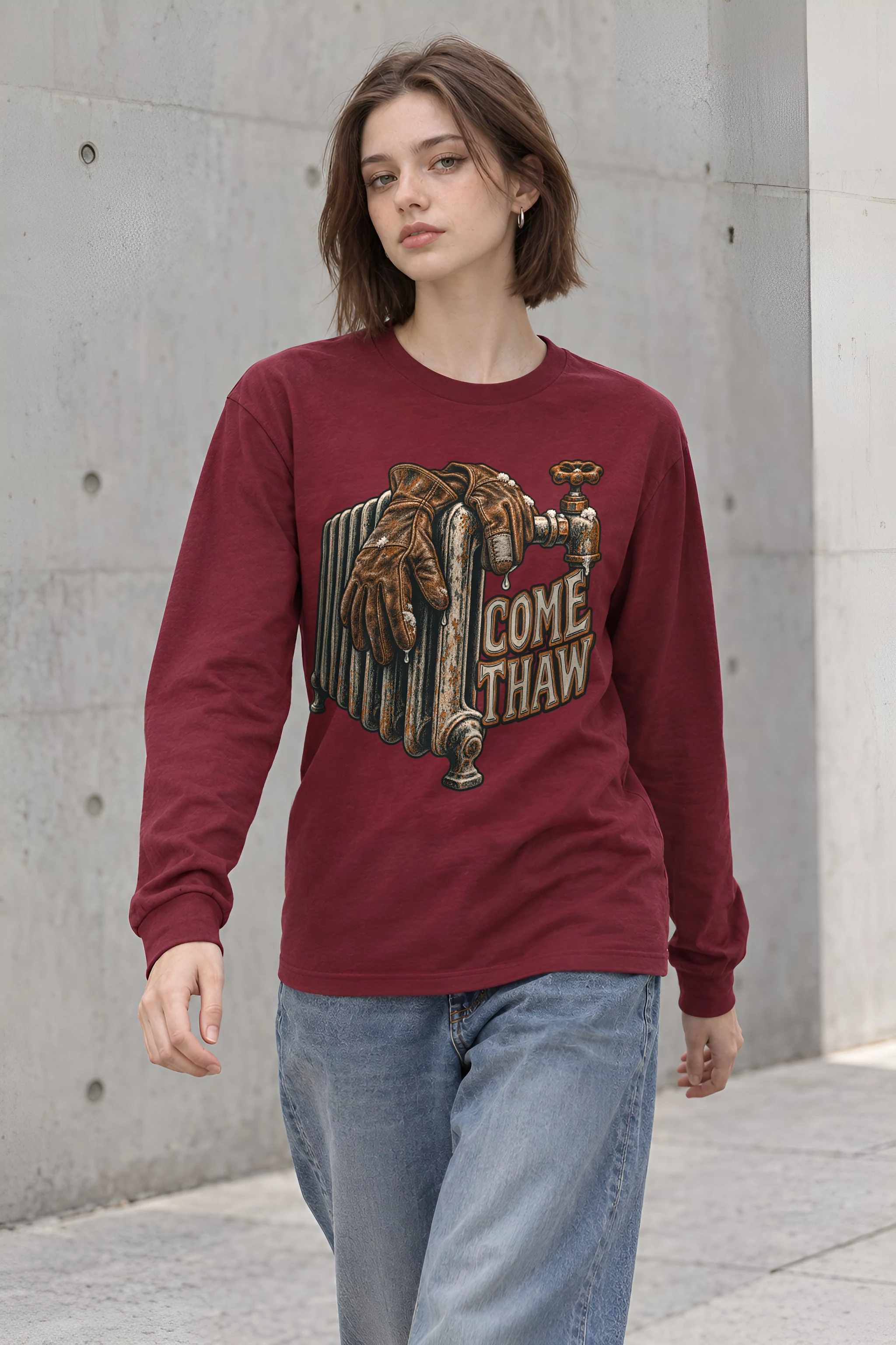 "Come Thaw" Unisex Longsleeve T-shirt