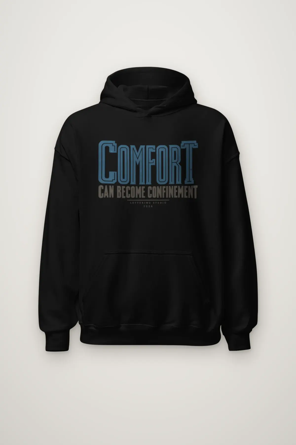 "Comfort Can Become Confinement" Heavy Blend Unisex Pullover Hoodie