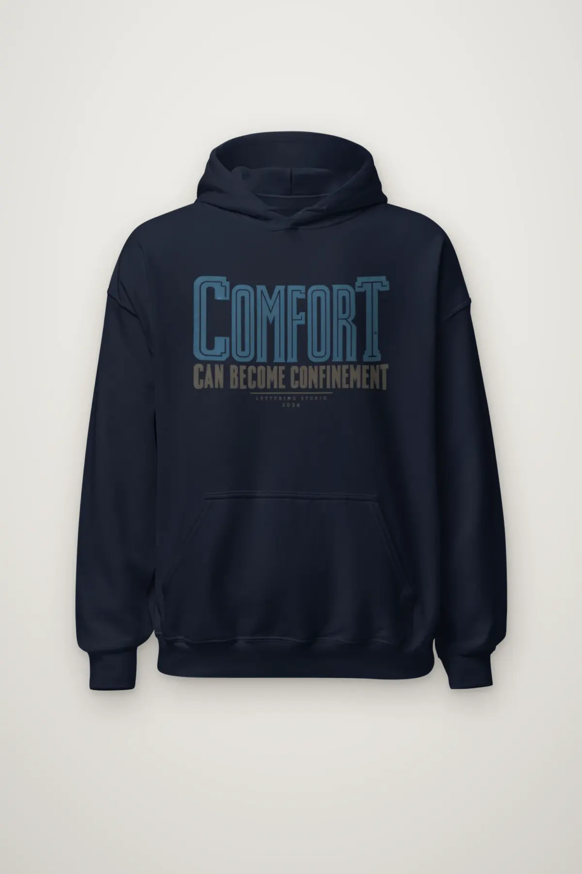 "Comfort Can Become Confinement" Heavy Blend Unisex Pullover Hoodie