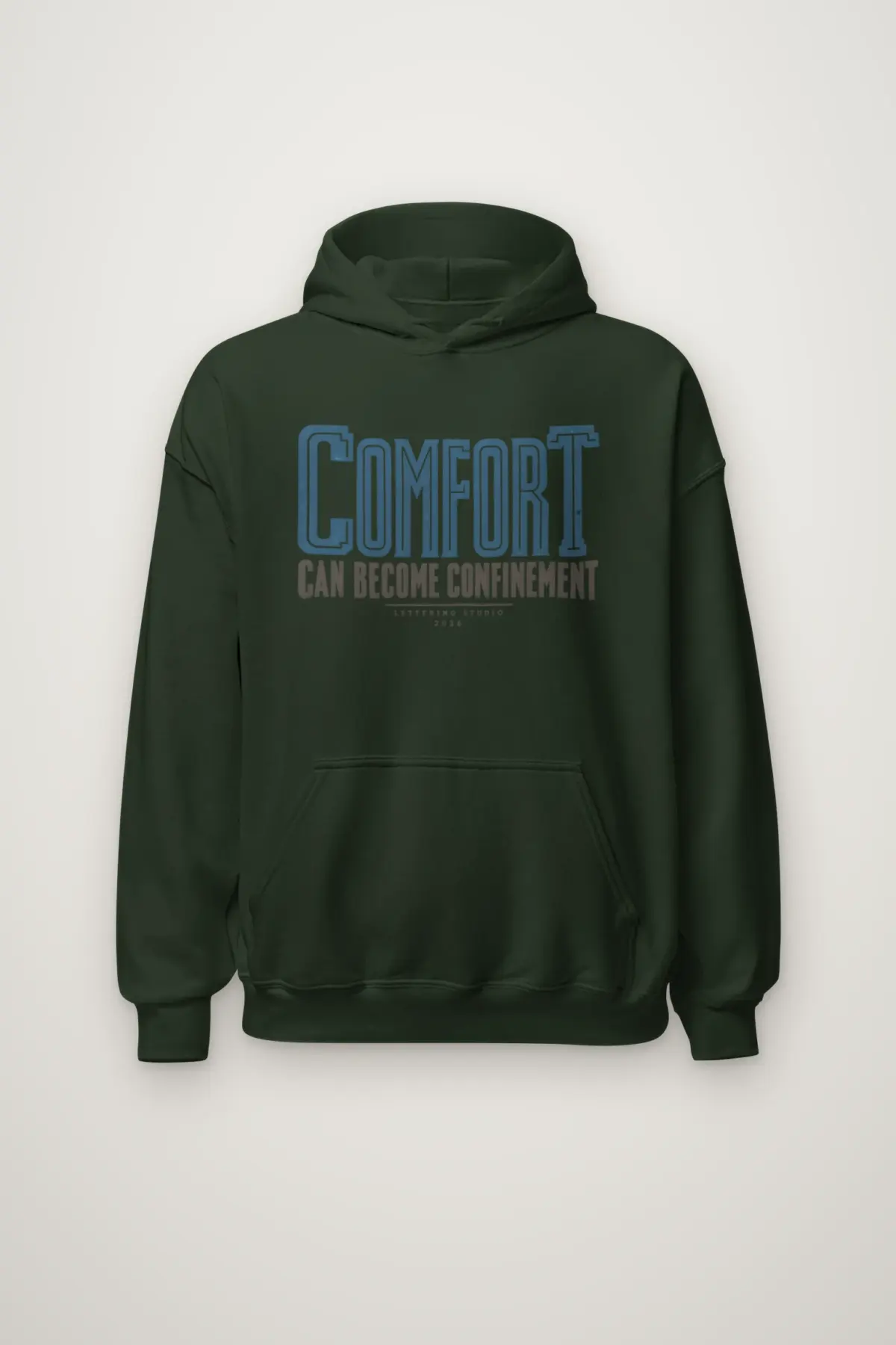 "Comfort Can Become Confinement" Heavy Blend Unisex Pullover Hoodie