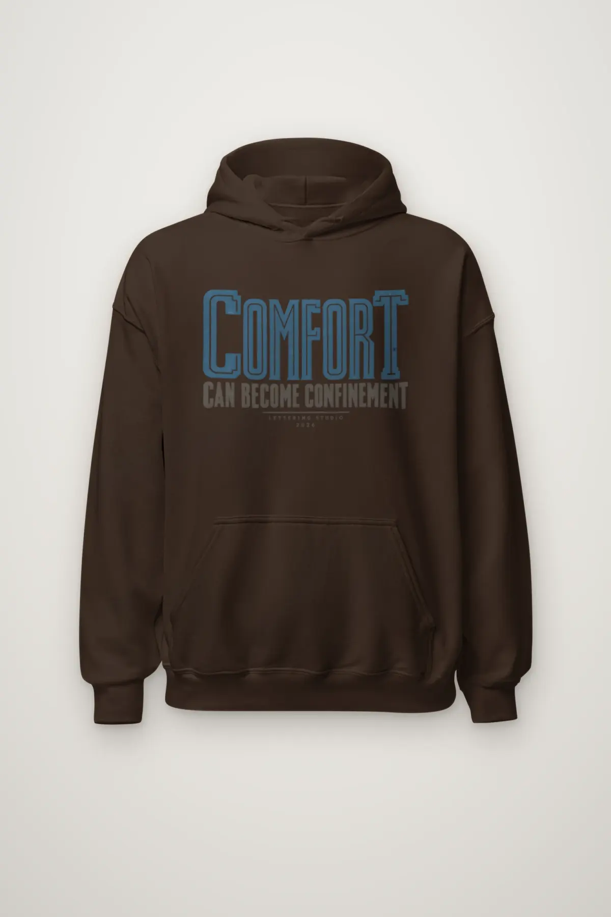 "Comfort Can Become Confinement" Heavy Blend Unisex Pullover Hoodie