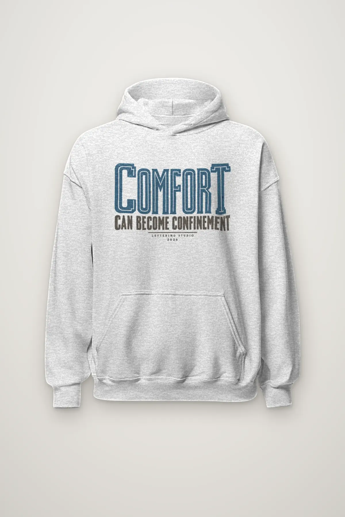 "Comfort Can Become Confinement" Heavy Blend Unisex Pullover Hoodie