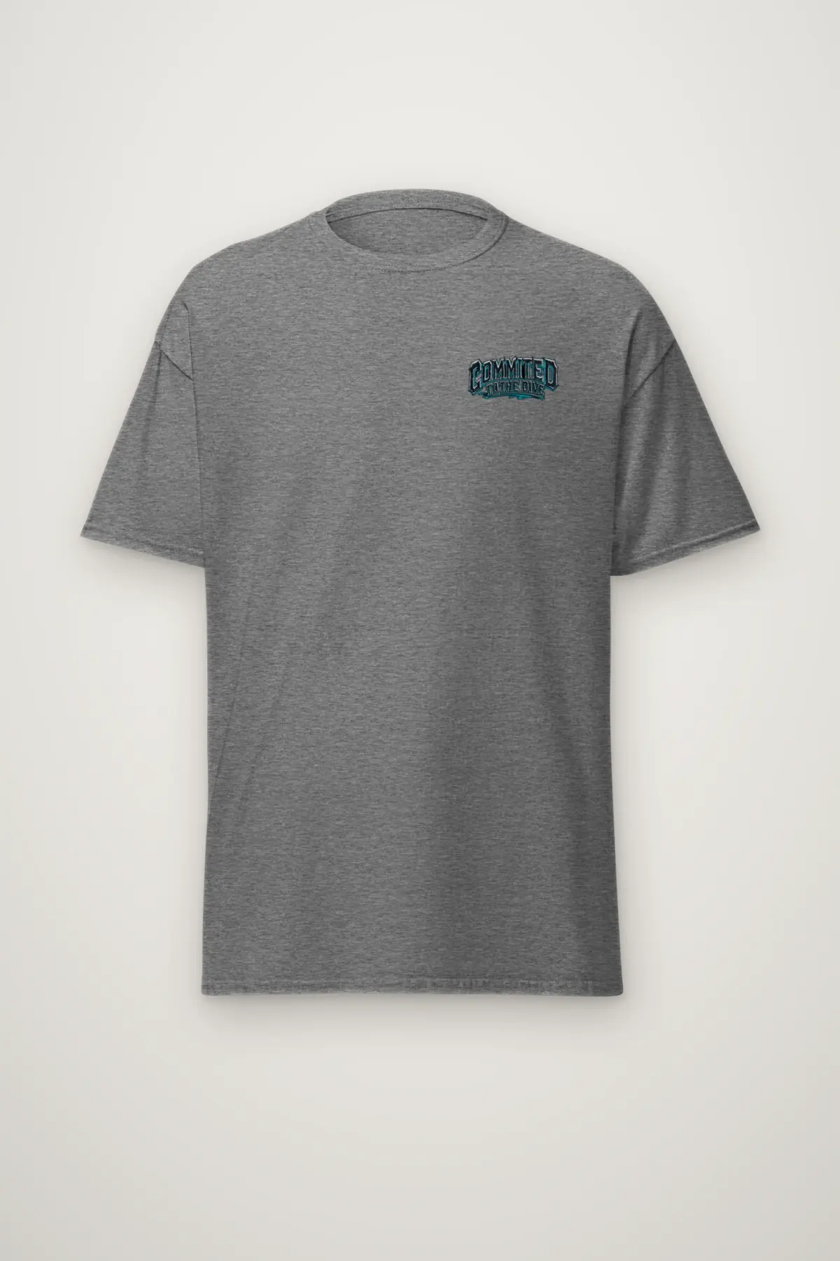 "Committed to the Dive" Heavyweight Unisex Crewneck T-shirt