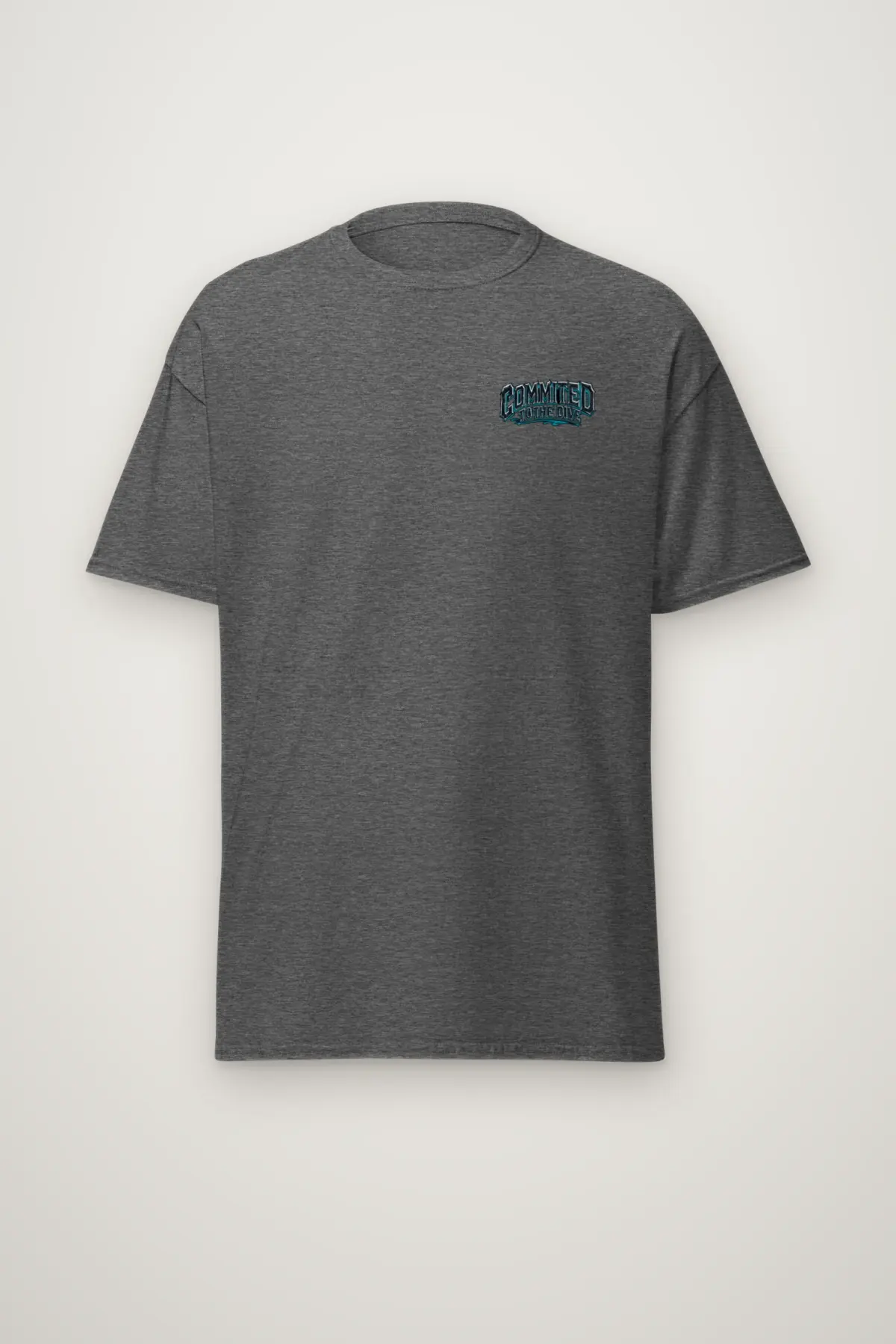 "Committed to the Dive" Heavyweight Unisex Crewneck T-shirt