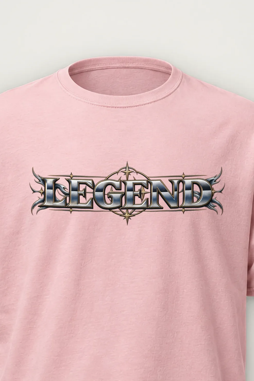 "Compass Star Filigree" Heavyweight Unisex Crewneck T-shirt