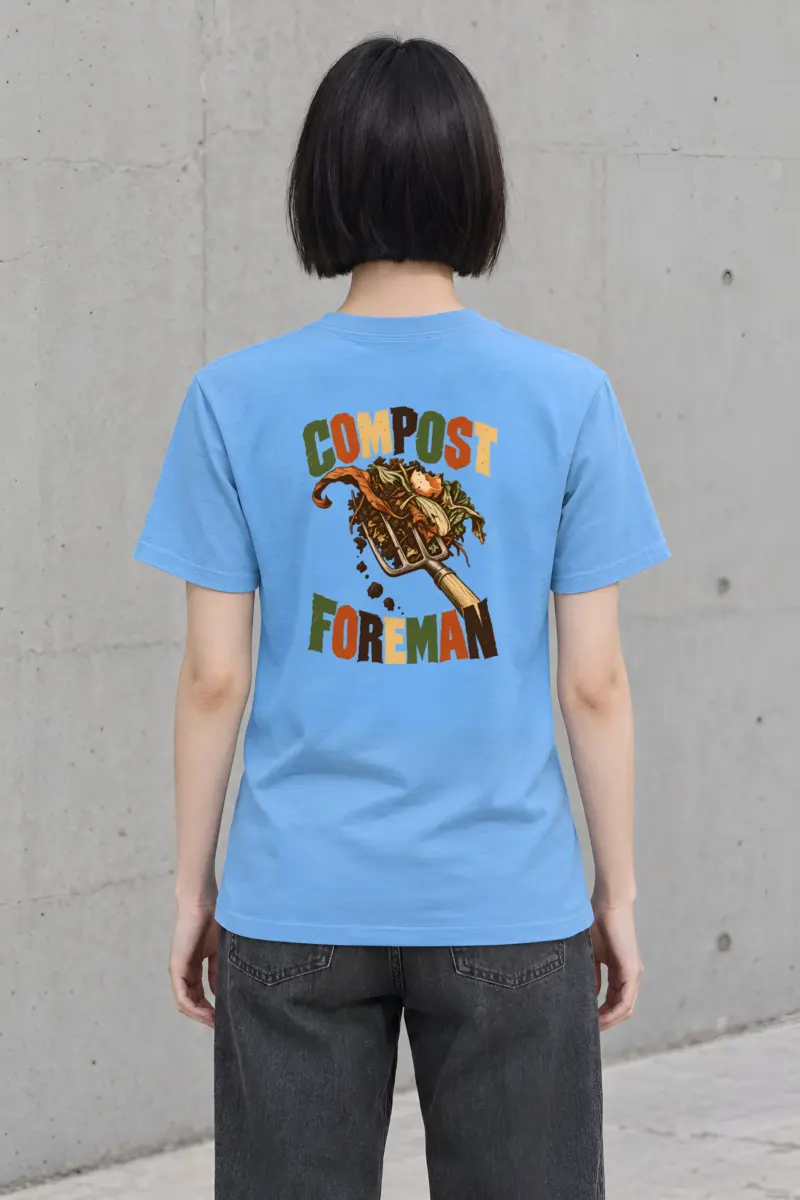 “Compost Foreman” Heavyweight Unisex Crewneck T-shirt