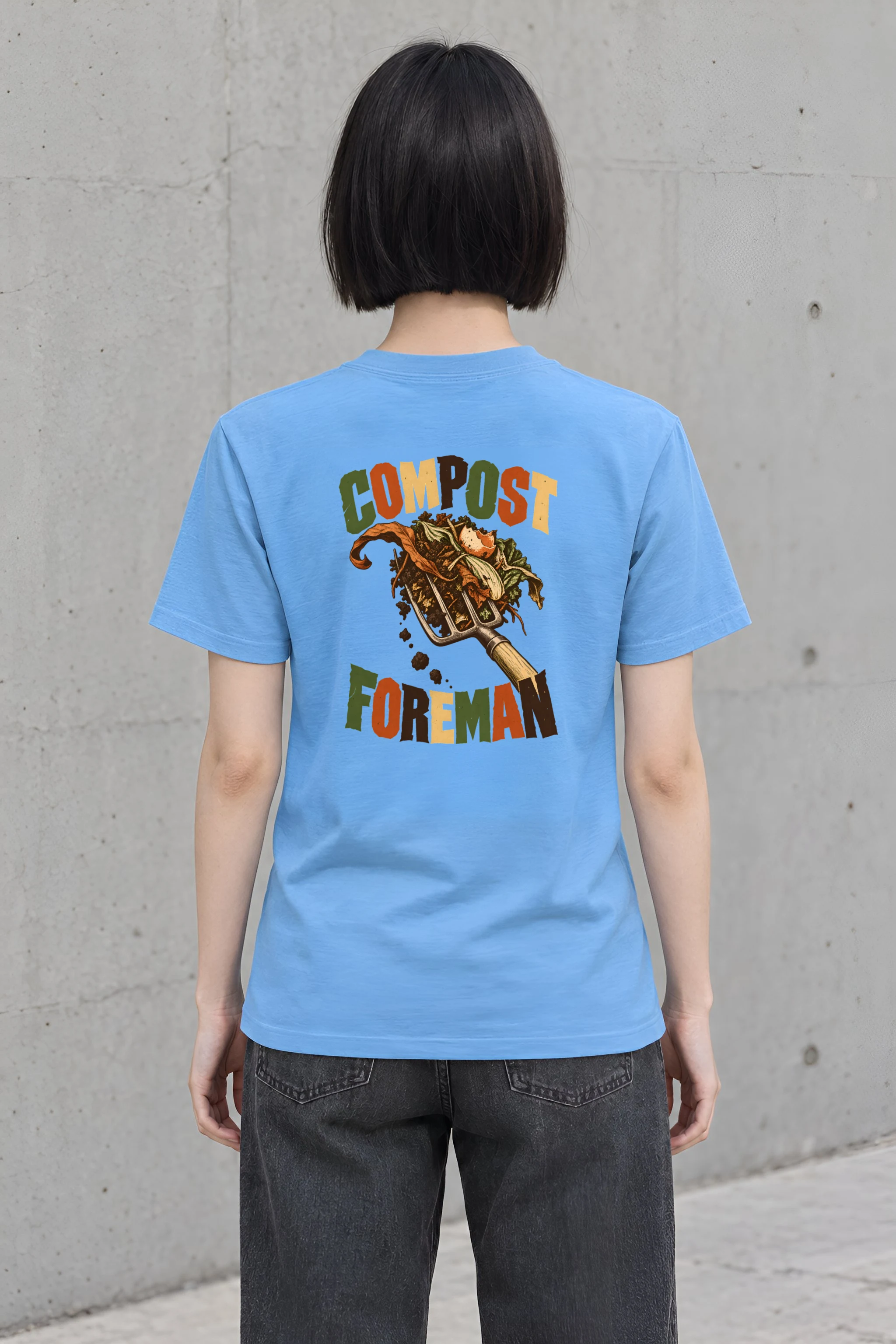 "Compost Foreman" Heavyweight Unisex Crewneck T-shirt