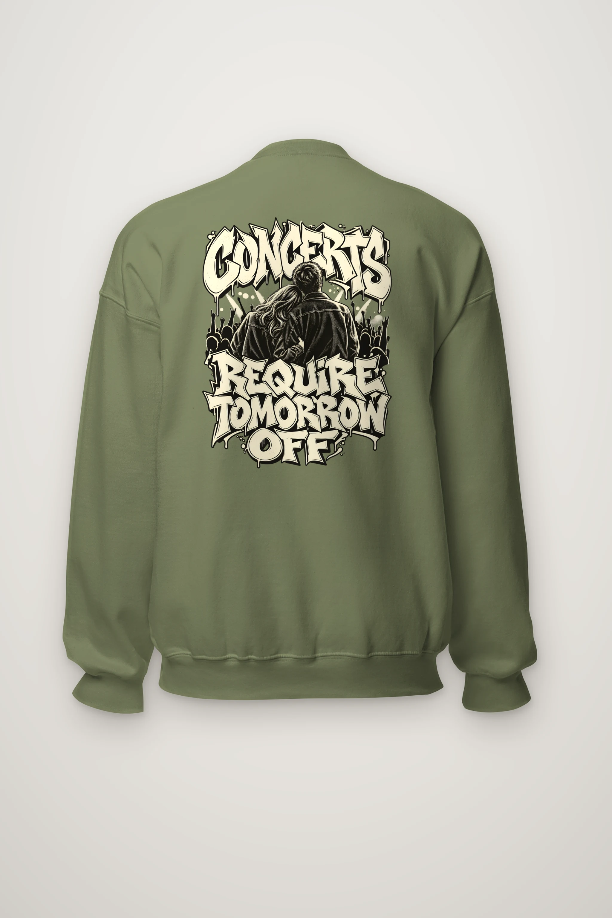 "Concerts Require Tomorrow Off" Heavy Blend Unisex Crewneck Sweatshirt