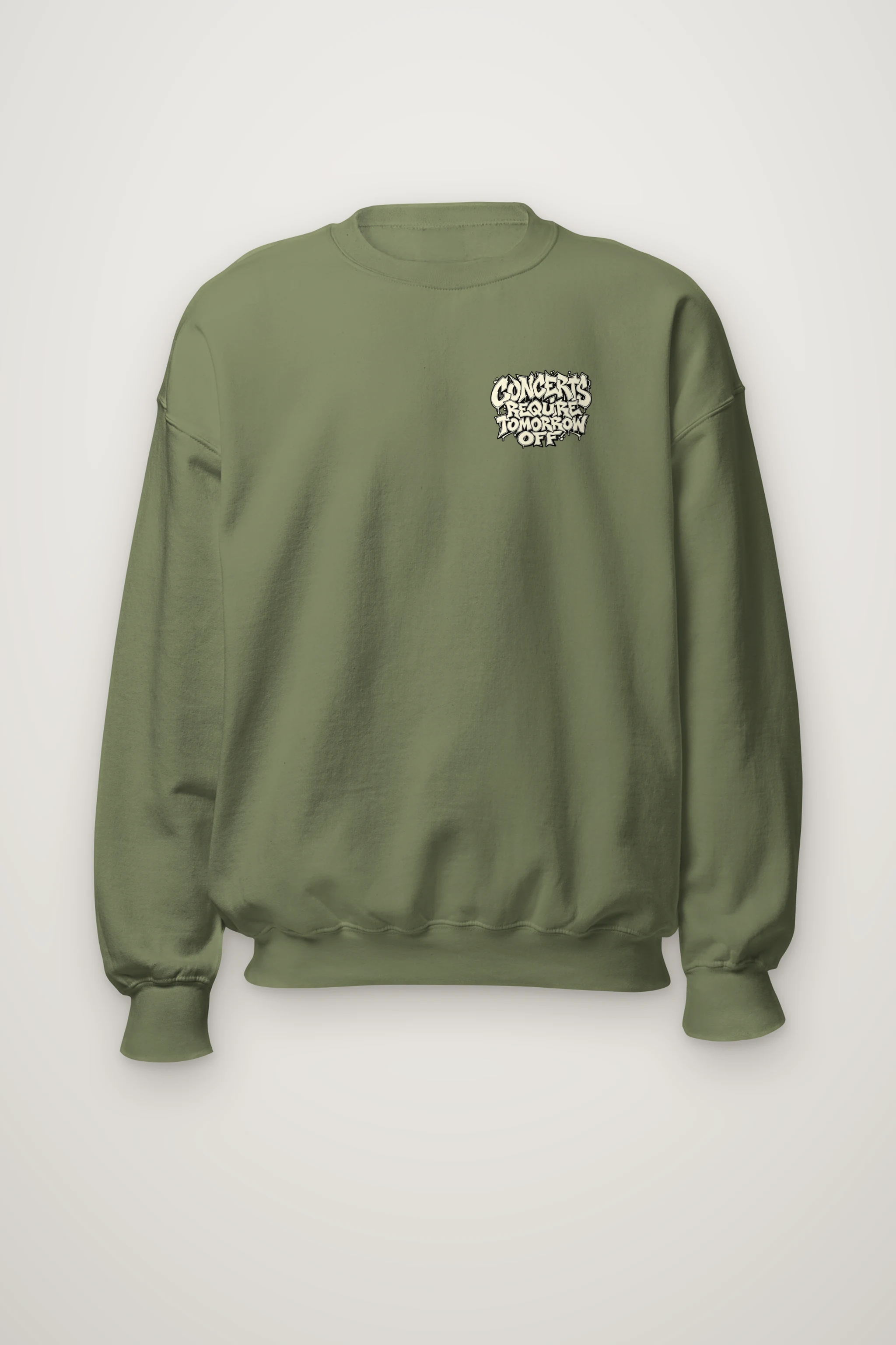 "Concerts Require Tomorrow Off" Heavy Blend Unisex Crewneck Sweatshirt