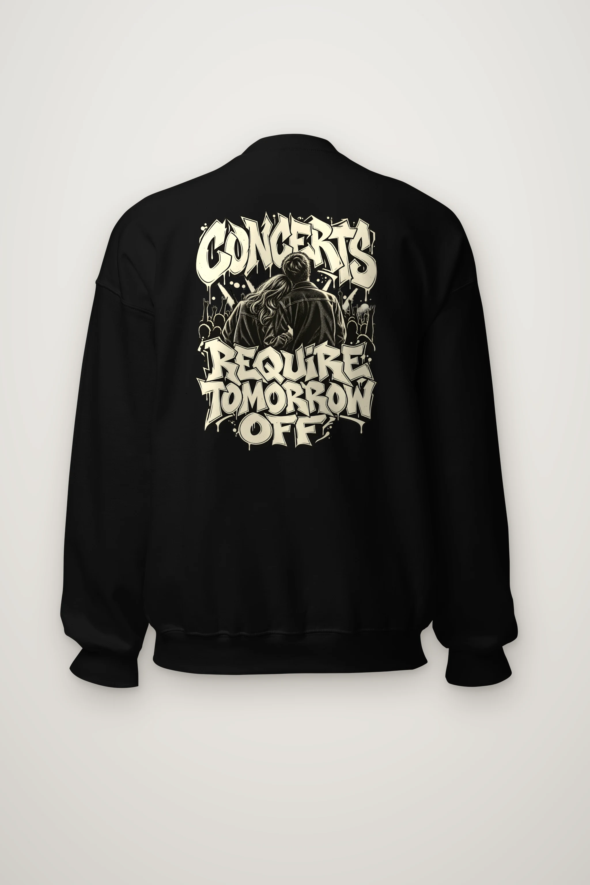 "Concerts Require Tomorrow Off" Heavy Blend Unisex Crewneck Sweatshirt