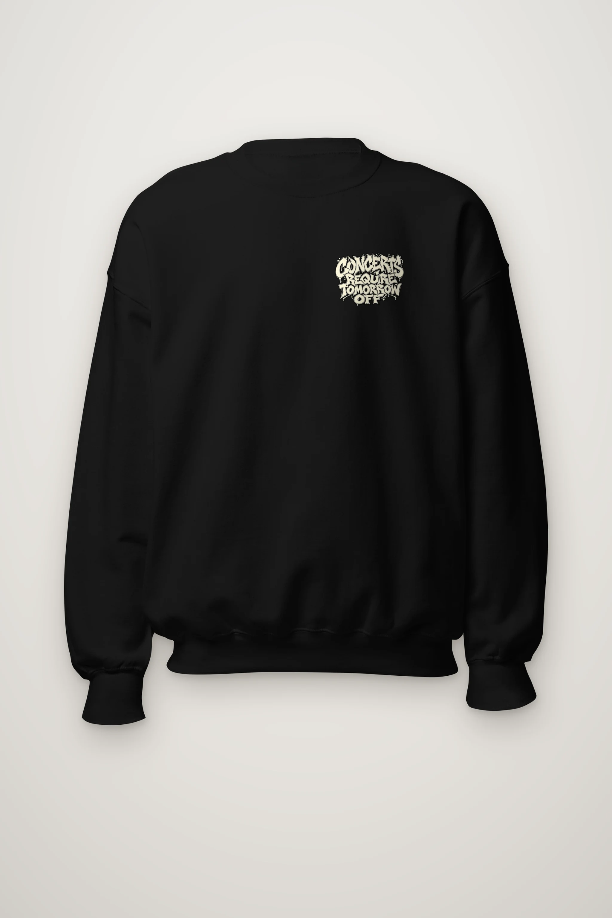 "Concerts Require Tomorrow Off" Heavy Blend Unisex Crewneck Sweatshirt
