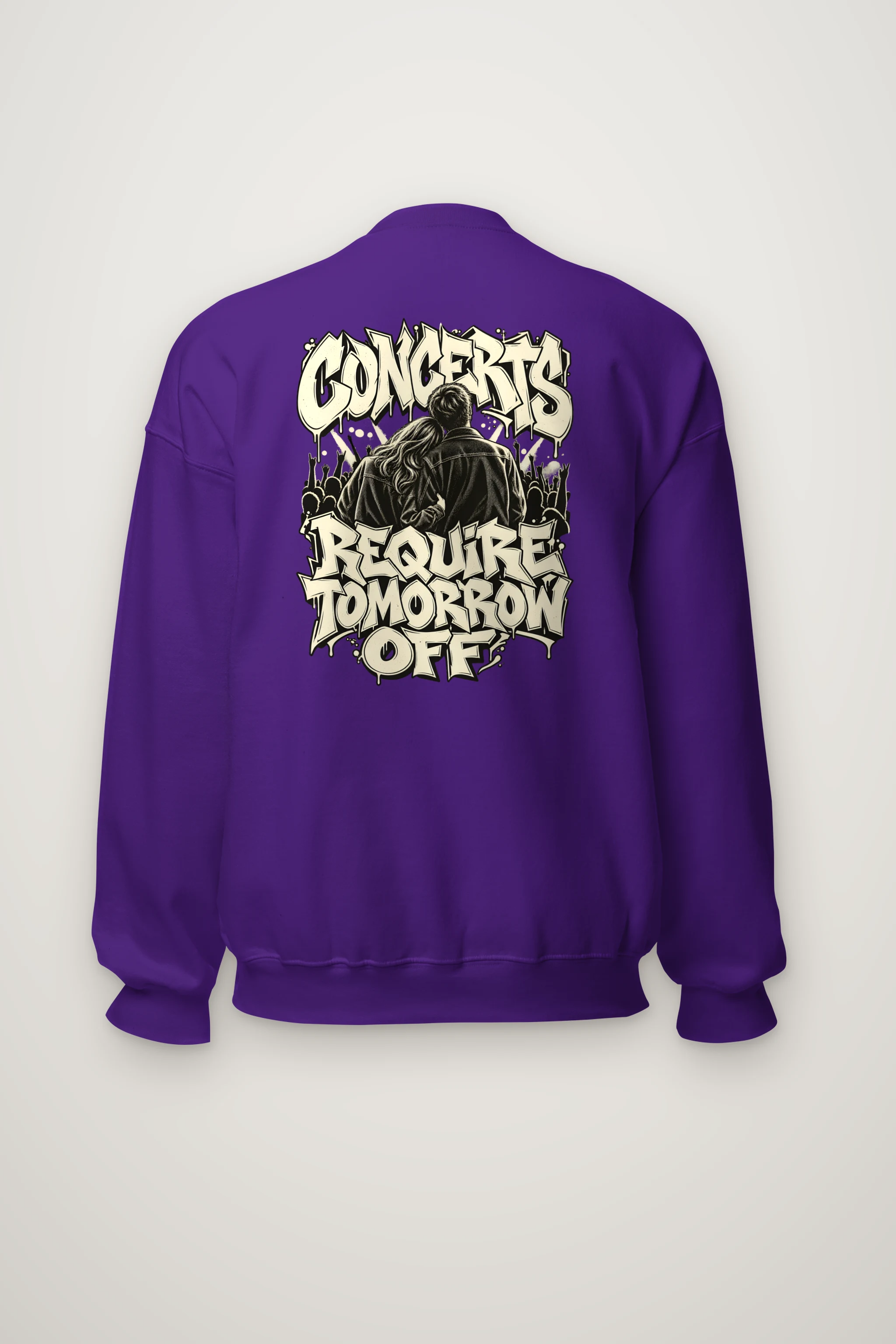 "Concerts Require Tomorrow Off" Heavy Blend Unisex Crewneck Sweatshirt
