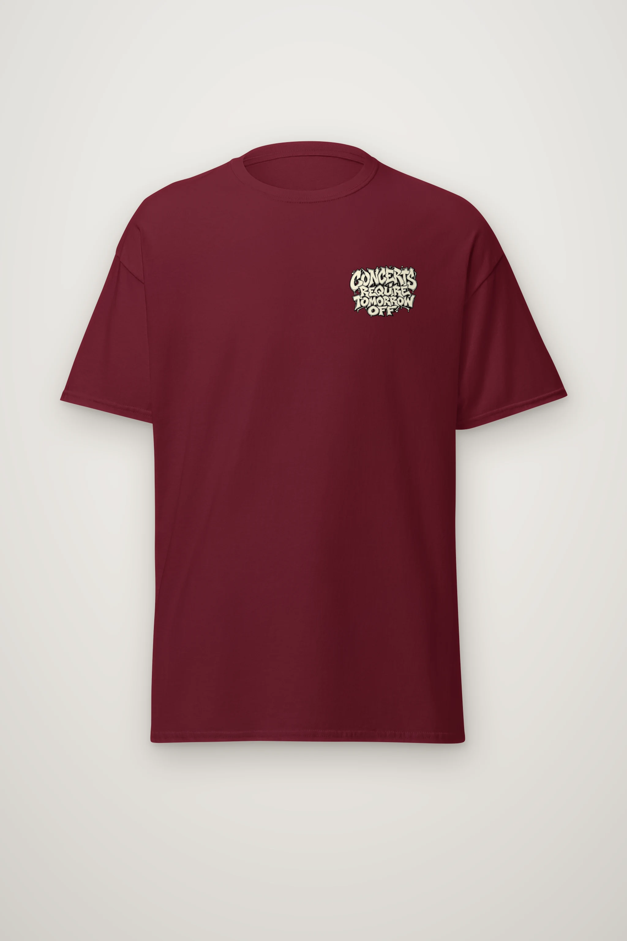 "Concerts Require Tomorrow Off" Heavyweight Unisex Crewneck T-shirt