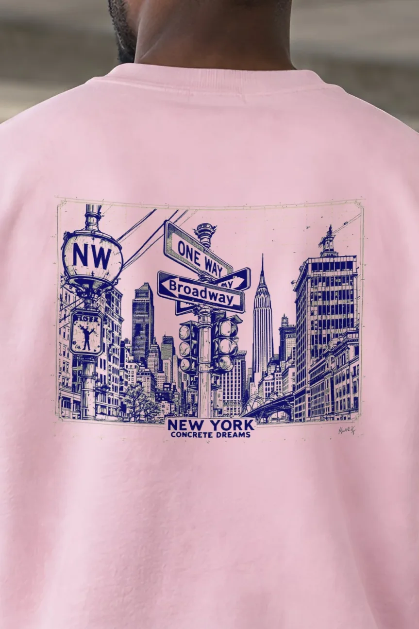 "Concrete Dreams" 1 Crewneck Sweatshirt - the graphic up close