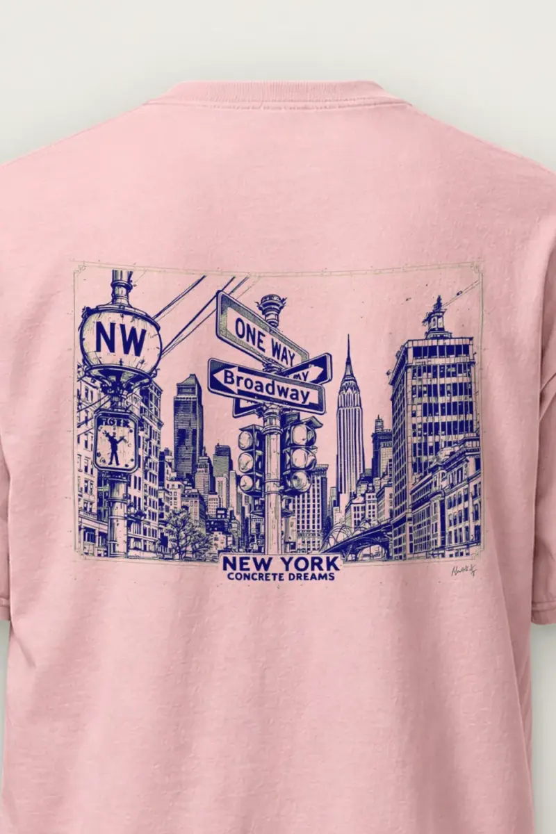 "Concrete Dreams" Heavyweight Unisex Crewneck T-shirt