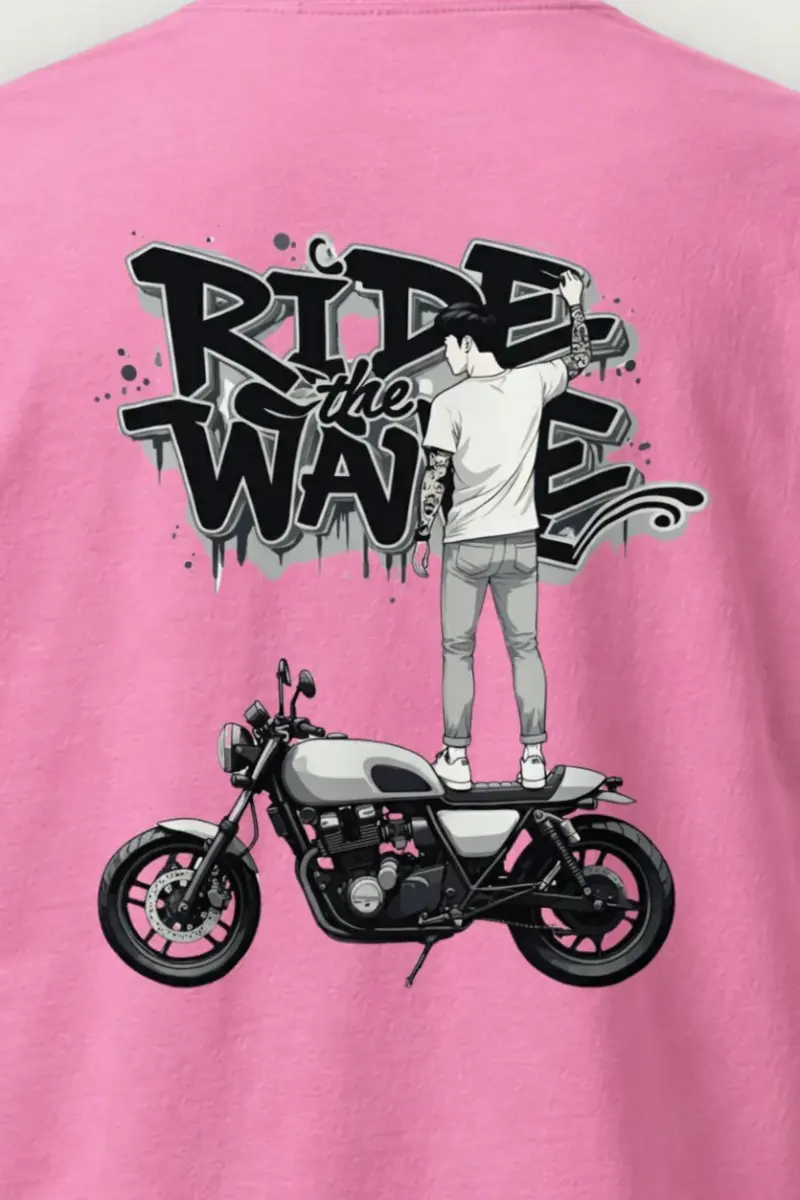 "Concrete Rider" Heavyweight Unisex Crewneck T-shirt