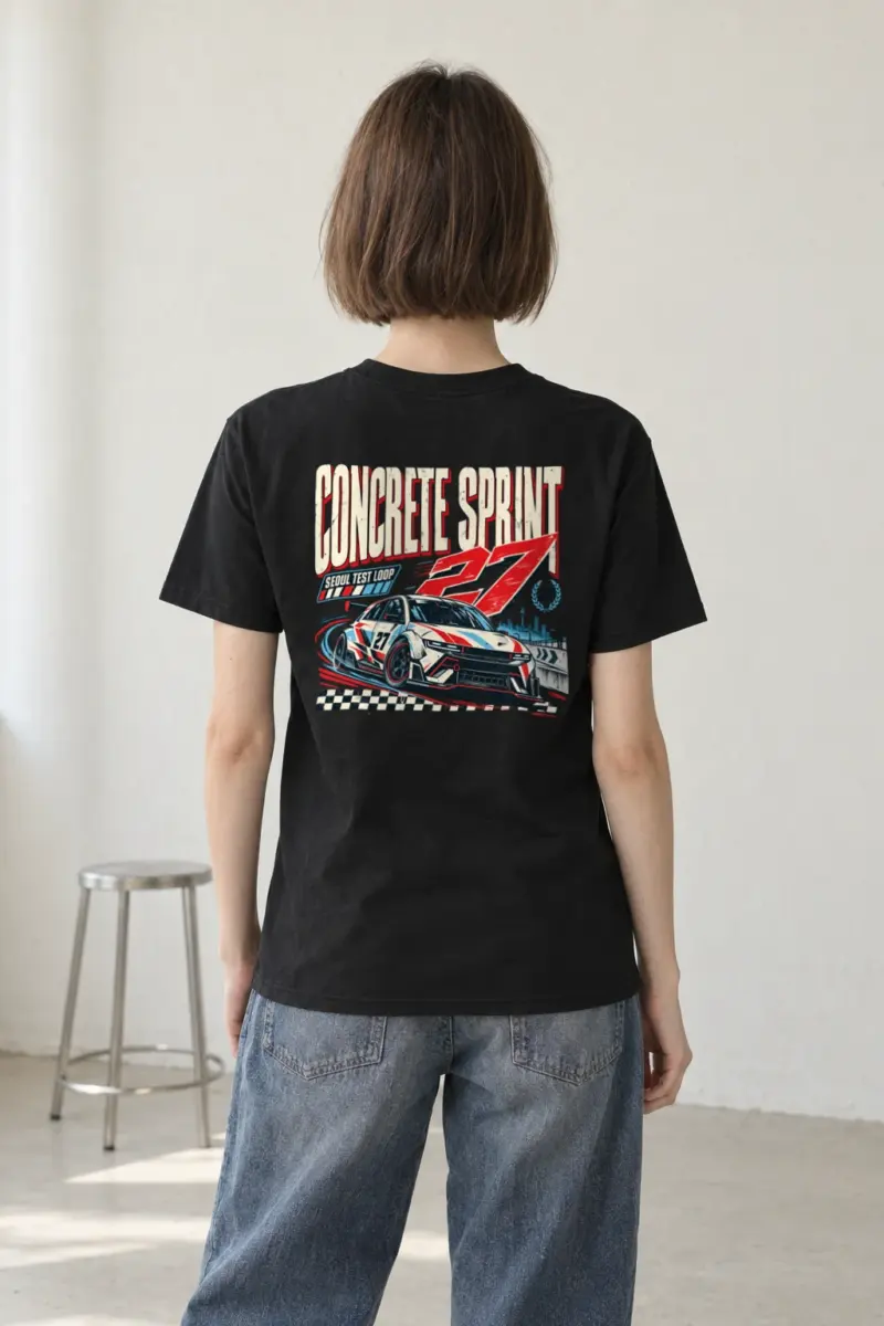 "Concrete Sprint 27 Seoul" Heavyweight Unisex Crewneck T-shirt
