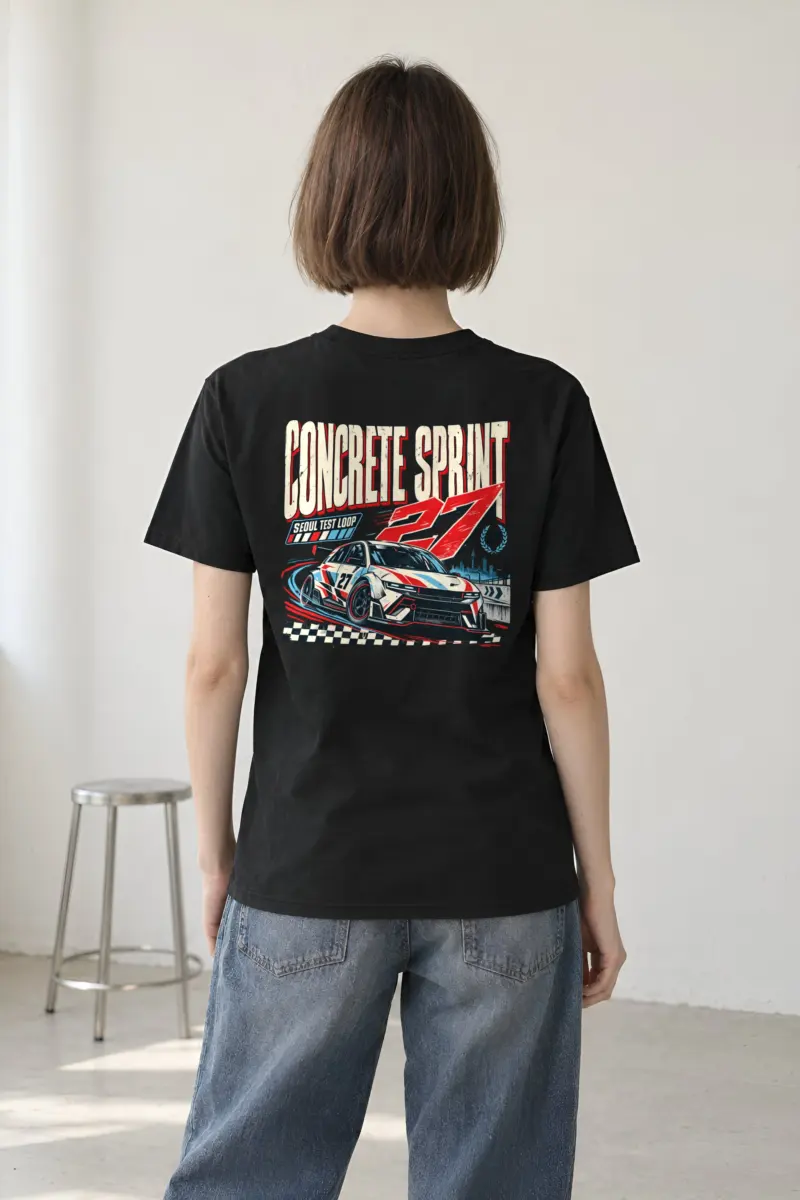 "Concrete Sprint 27 Seoul" Heavyweight Unisex Crewneck T-shirt